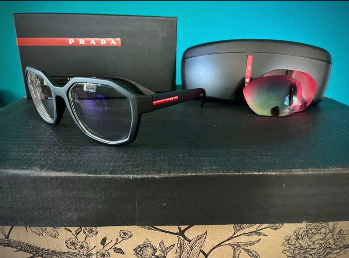 Prada Prada Linea Rossa Sun Lunettes Size ONE SIZE - 2 Thumbnail
