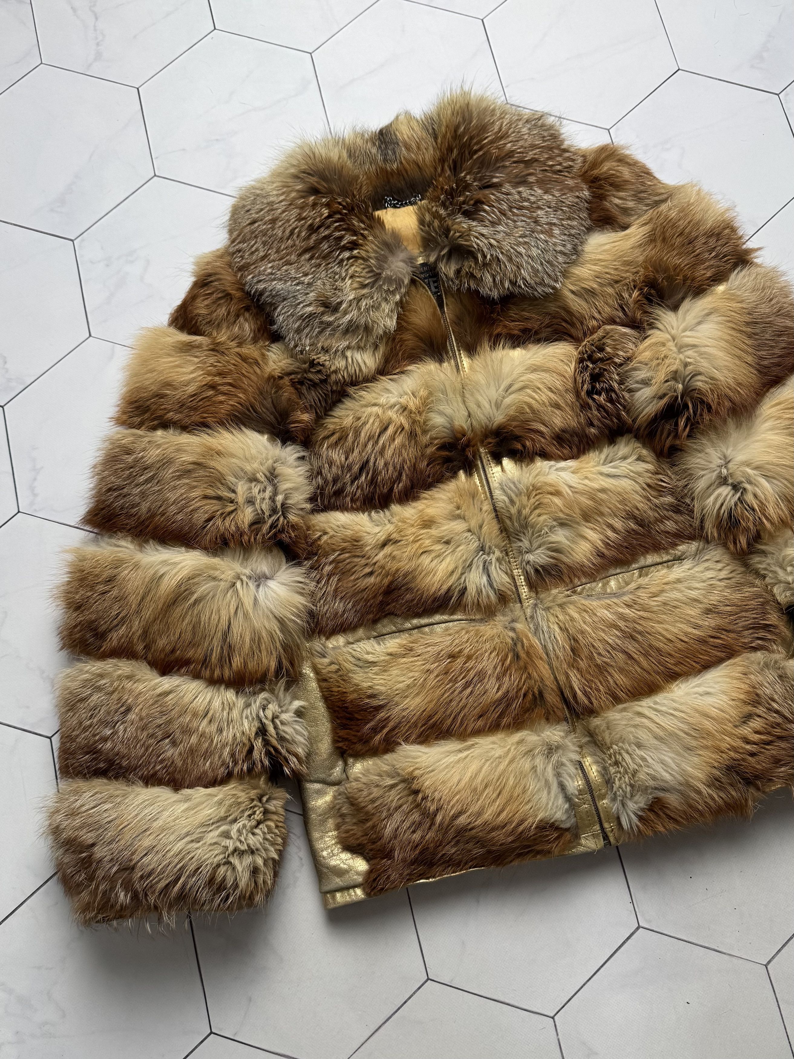 Japanese Brand Vintage Real Fur Hybrid Jacket E2D15 Size XS / US 0-2 / IT 36-38 - 2 Thumbnail