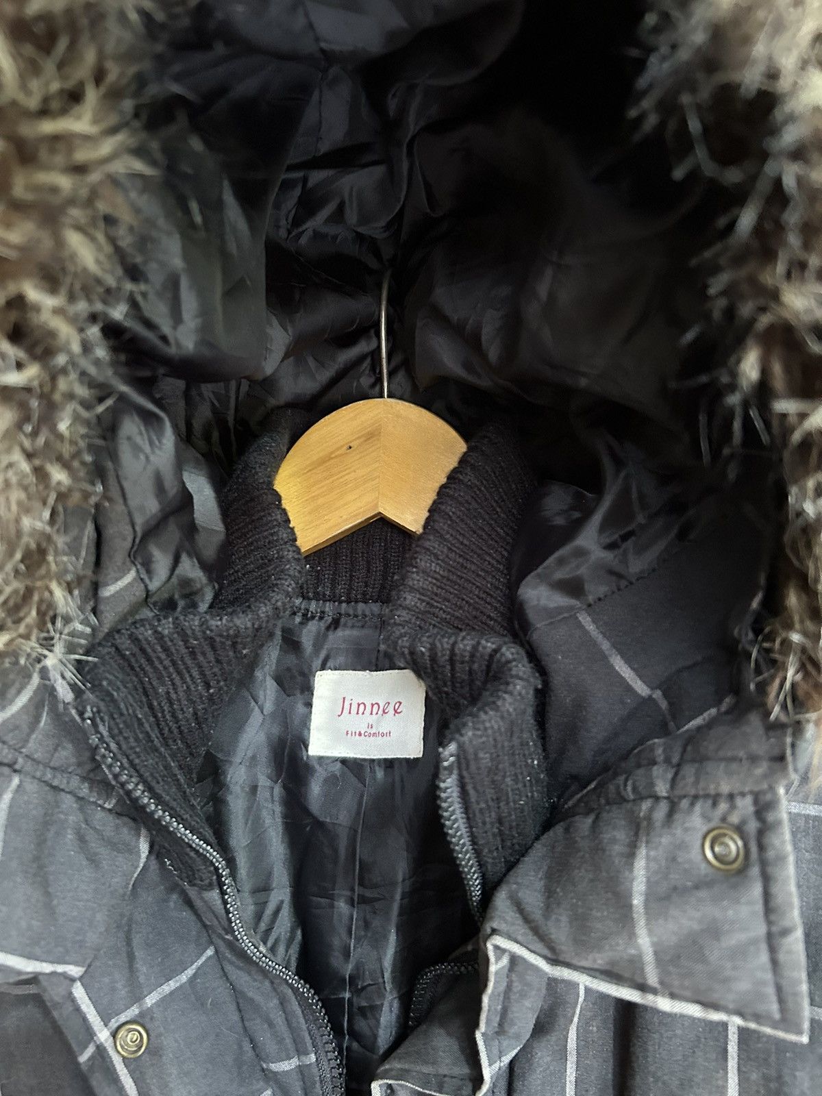 Japanese Brand Japanese Fur Zip Hoodie Ifsixwasnine lgb style Size US L / EU 52-54 / 3 - 11 Thumbnail