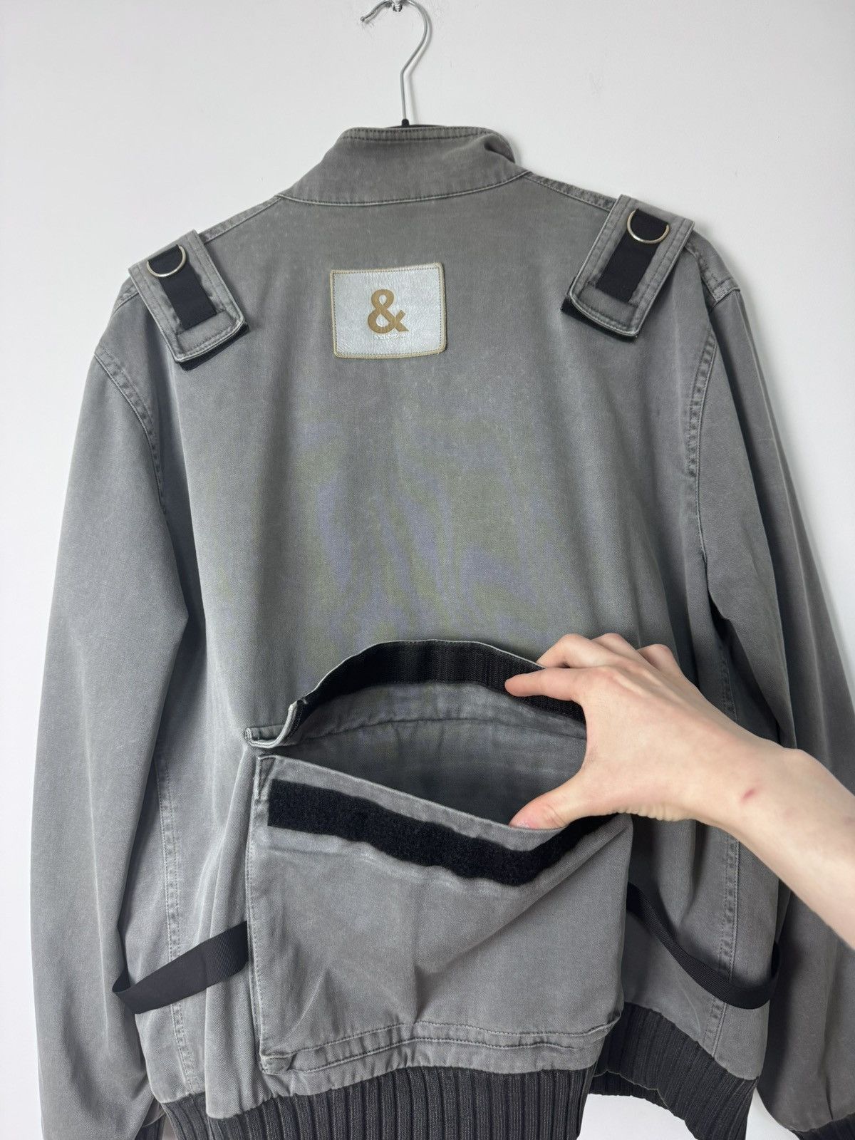 Dolce & Gabbana AW2003 Dolce & Gabbana Faded Bondage Utility Cargo Jacket Size US L / EU 52-54 / 3 - 14 Thumbnail