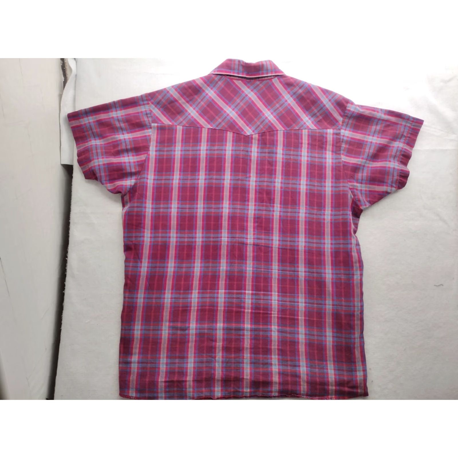 Wrangler VTG Wrangler Western Shirt Mens 2XT Short Sleeve Size US XXL / EU 58 / 5 - 4 Thumbnail