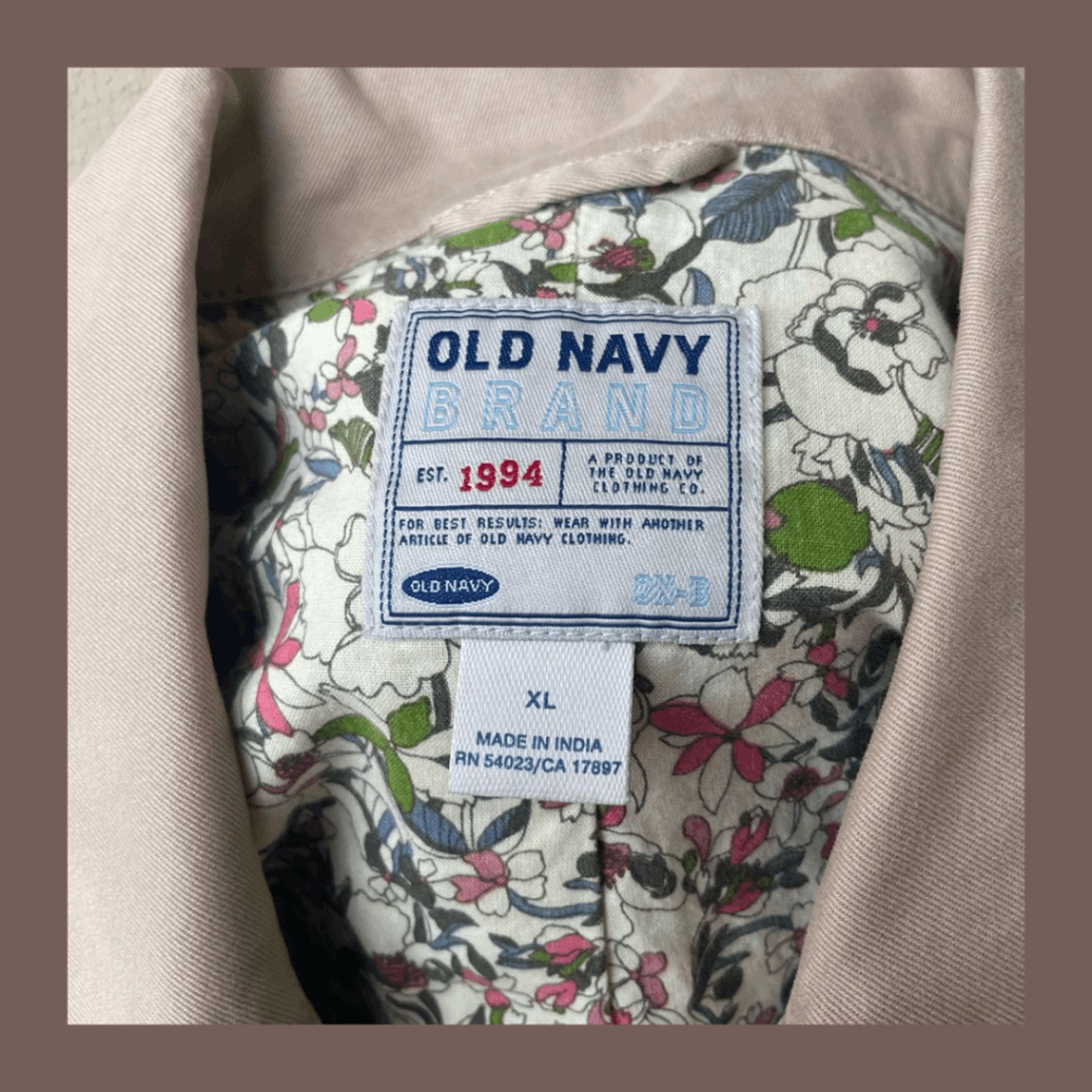 Old Navy VTG Utility Jacket | Old Navy Tan Cotton | Normcore 2000s Size XL / US 12-14 / IT 48-50 - 3 Thumbnail