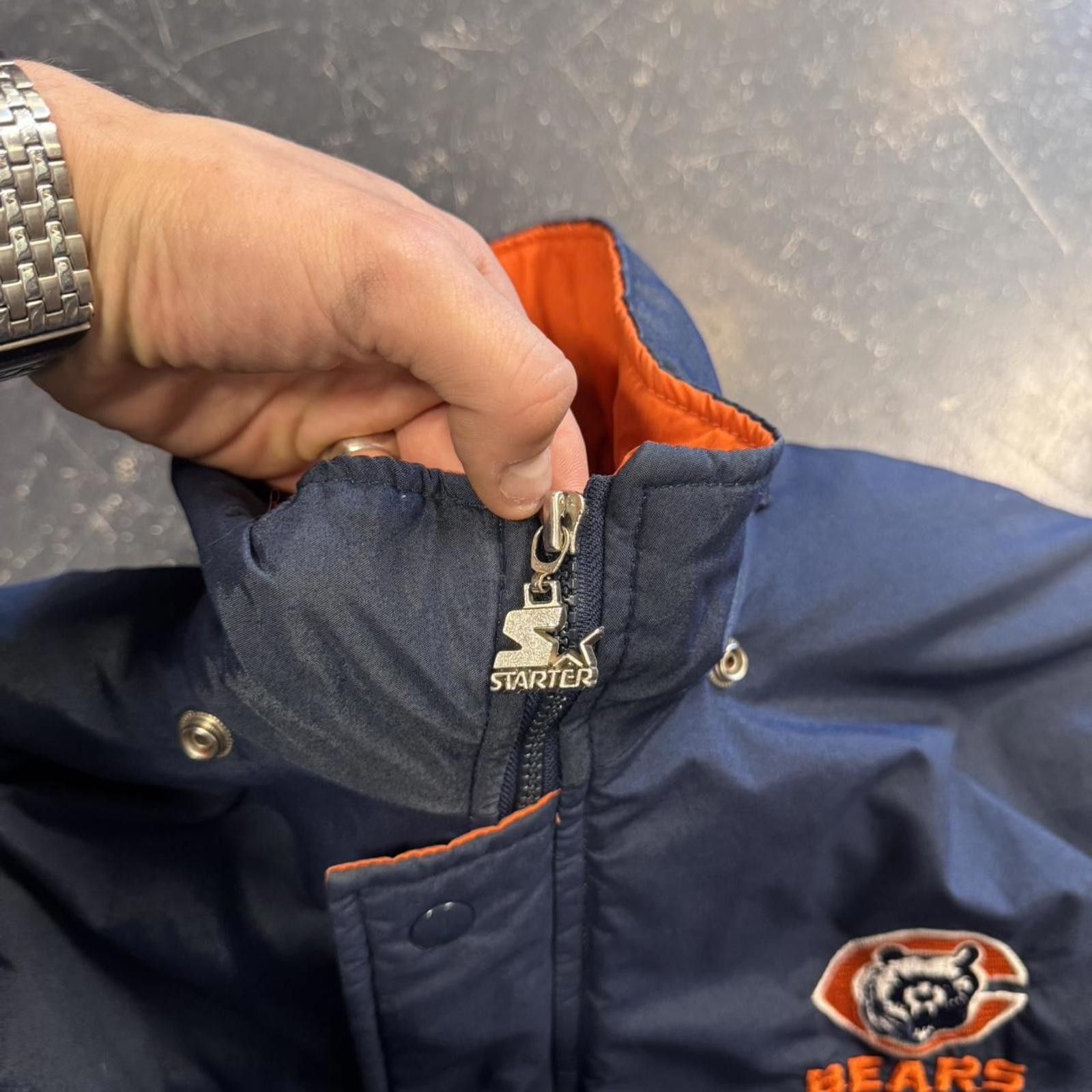 NFL × Starter × Vintage Vintage 90s Chicago Bears NFL Starter Jacket Size US S / EU 44-46 / 1 - 6 Thumbnail