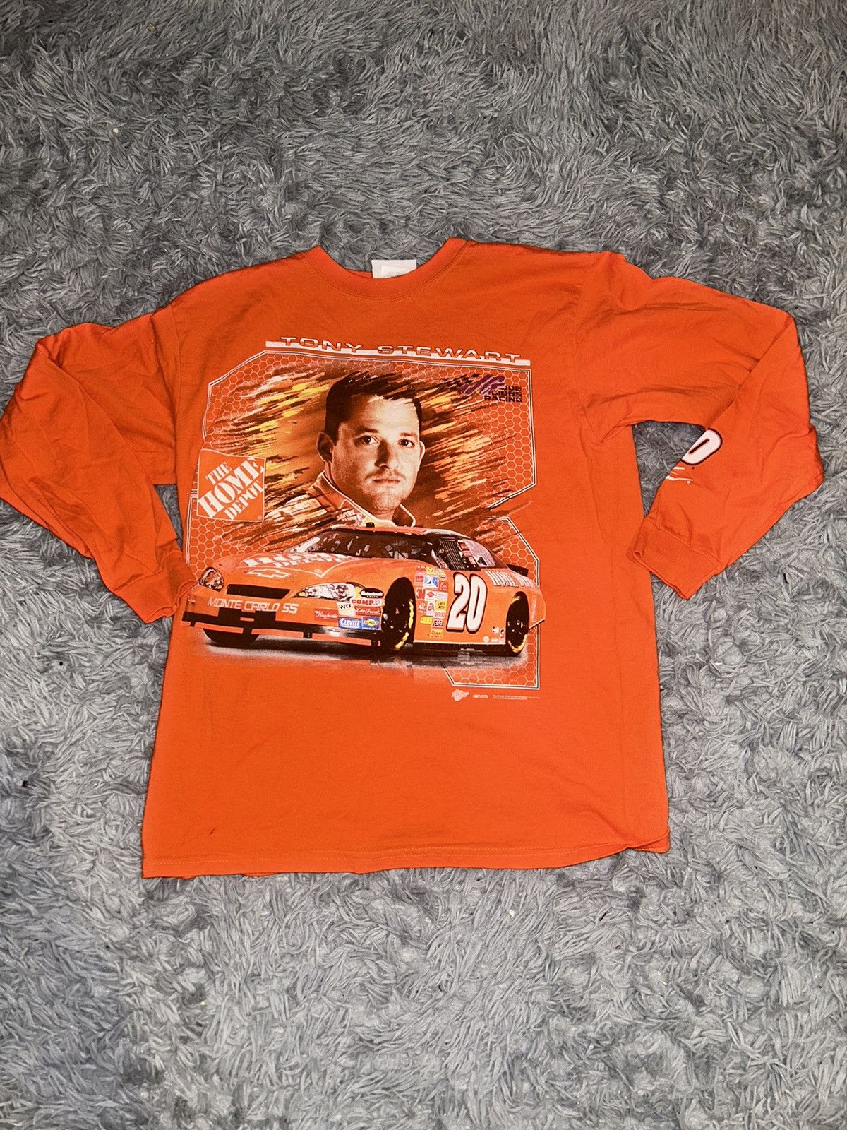 NASCAR × Vintage Vintage Tony Stewart nascar orange long sleeve shirt. Size US M / EU 48-50 / 2 - 1 Thumbnail