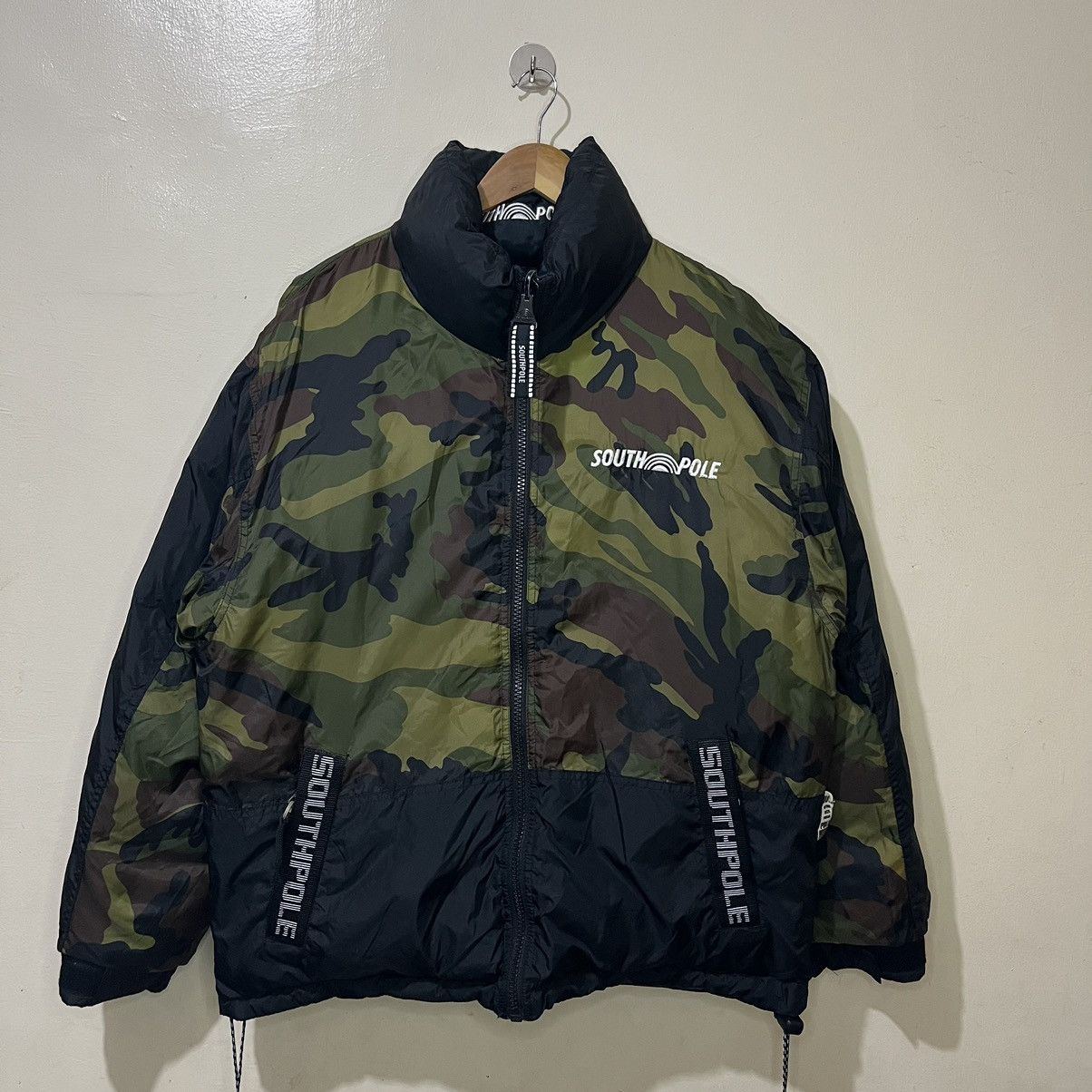 Southpole Y2K SOUTHPOLE Hiphop Reversible Down Puffer Jacket Size US S / EU 44-46 / 1 - 1 Thumbnail