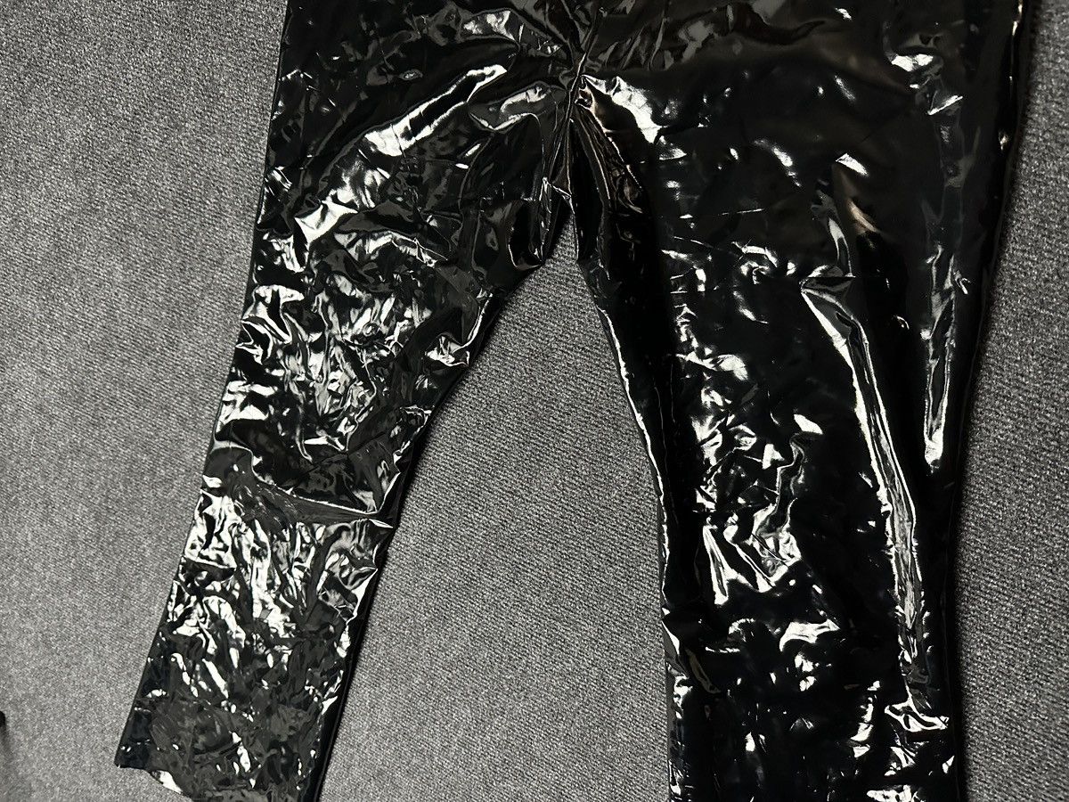 Other SEXY 18+ 🚨 LUXURY BLACK PATENT LATEX Y2K PANTS Size 26" / US 2 / IT 38 - 14 Thumbnail
