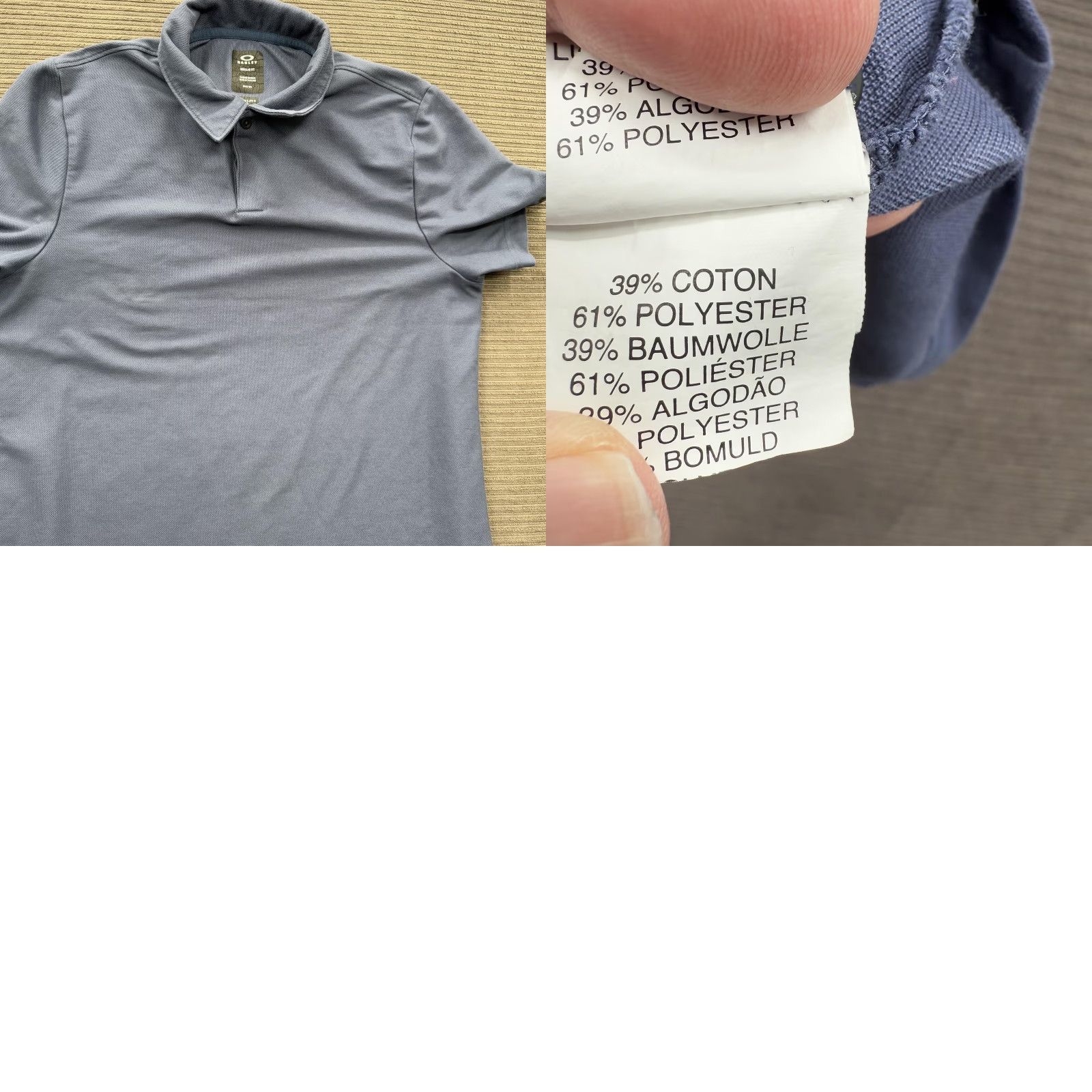 Oakley Oakley Polo Shirt Mens Small Blue Regular Fit Casual Athletic Golf Shirt Size US S / EU 44-46 / 1 - 8 Thumbnail