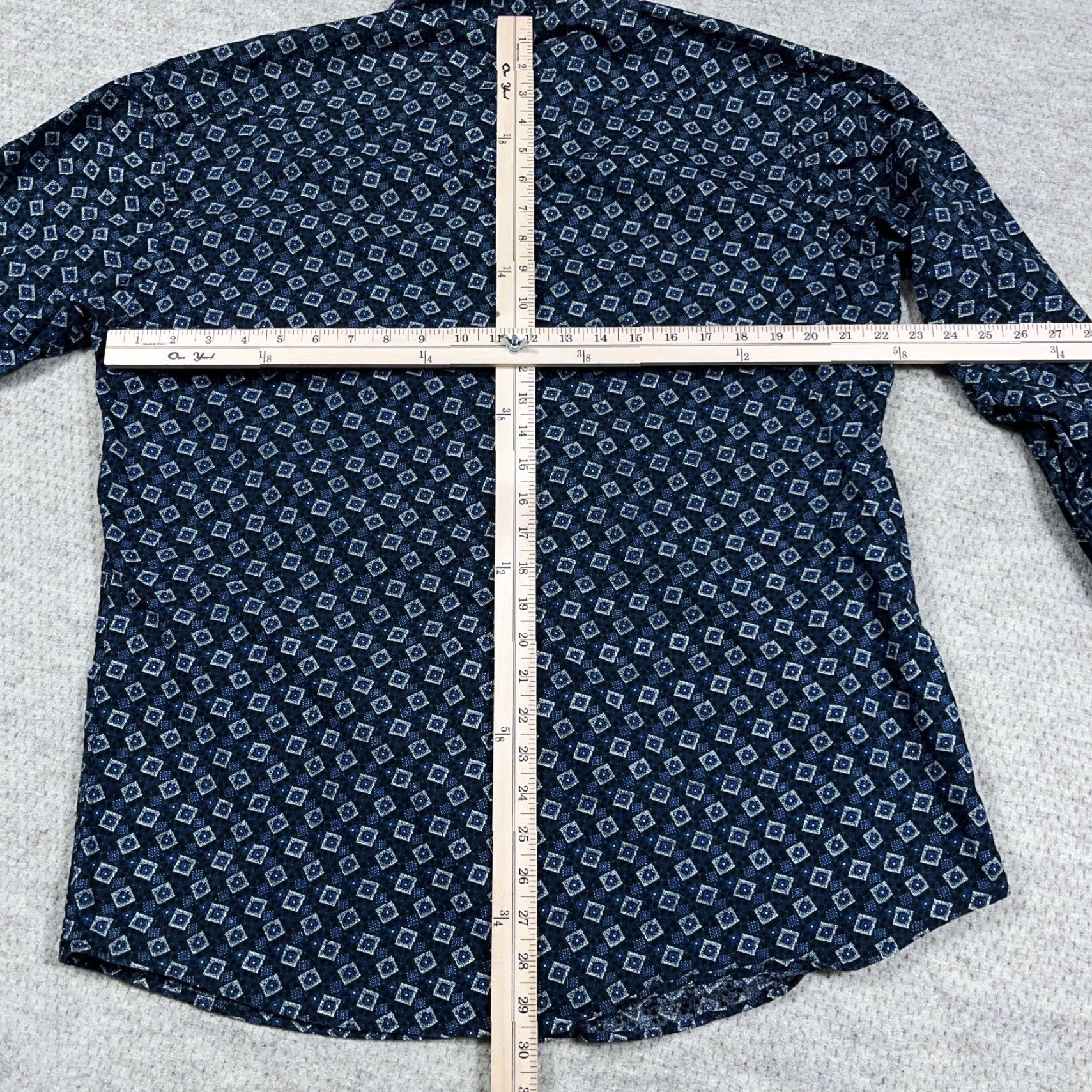 Vintage VINTAGE Panhandle Slim Shirt Men L Blue Pearl Snap Retro Western Cowboy Geometric Size US L / EU 52-54 / 3 - 6 Thumbnail