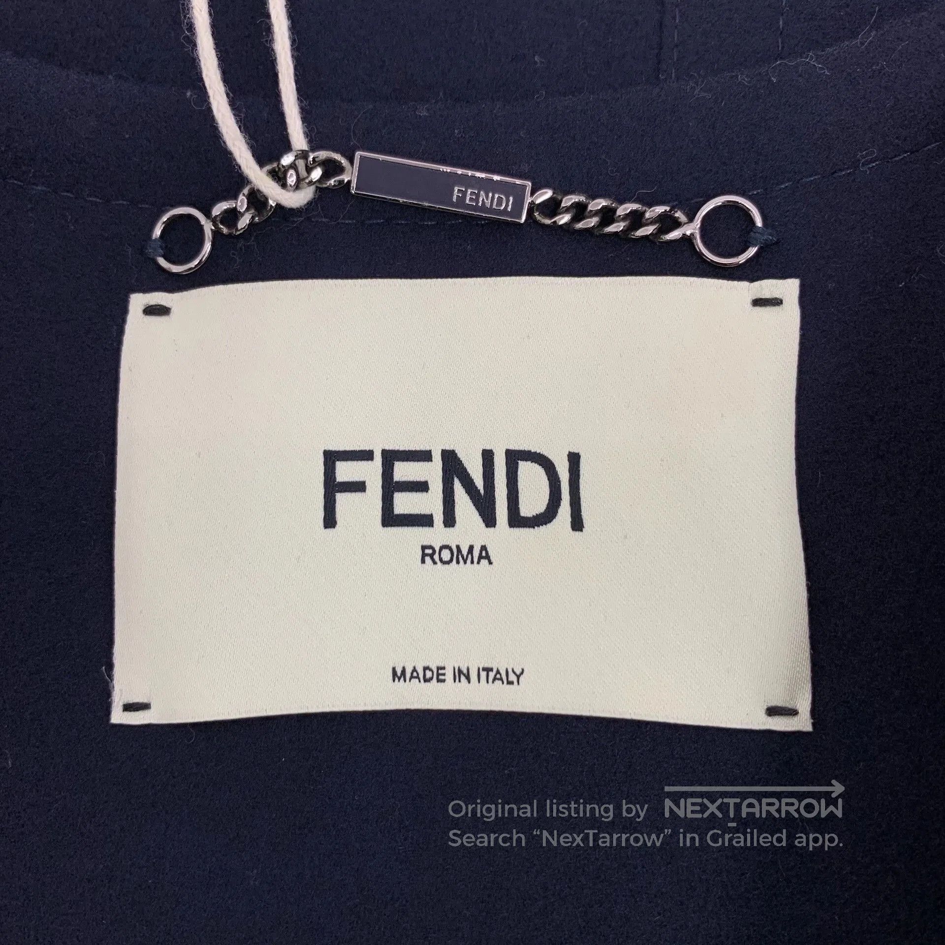 Fendi fendi navy wool sleeveless vest with pockets. Size US M / EU 48-50 / 2 - 5 Thumbnail