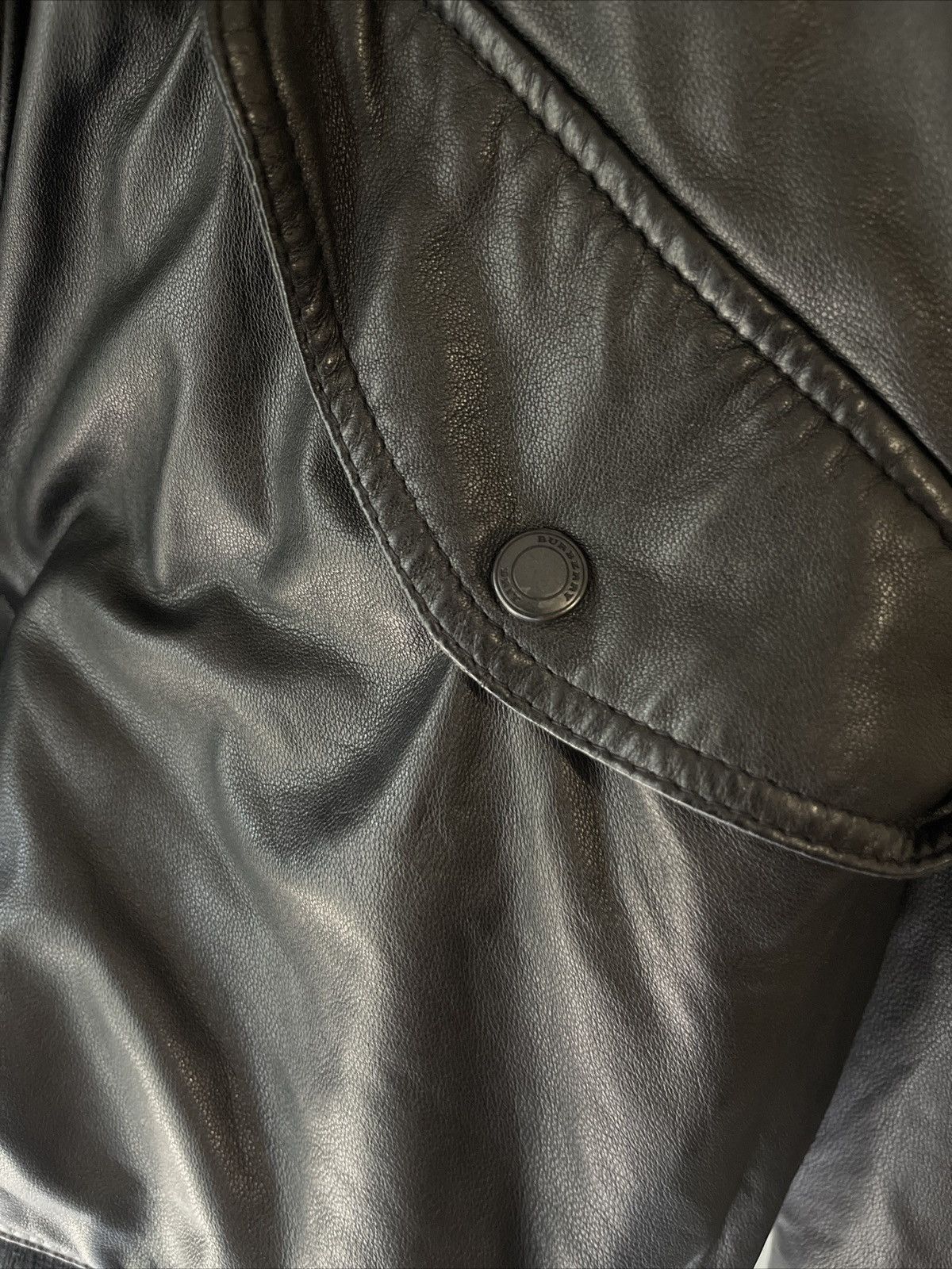 Burberry Burberry Brit Leather Jacket Size US M / EU 48-50 / 2 - 3 Thumbnail