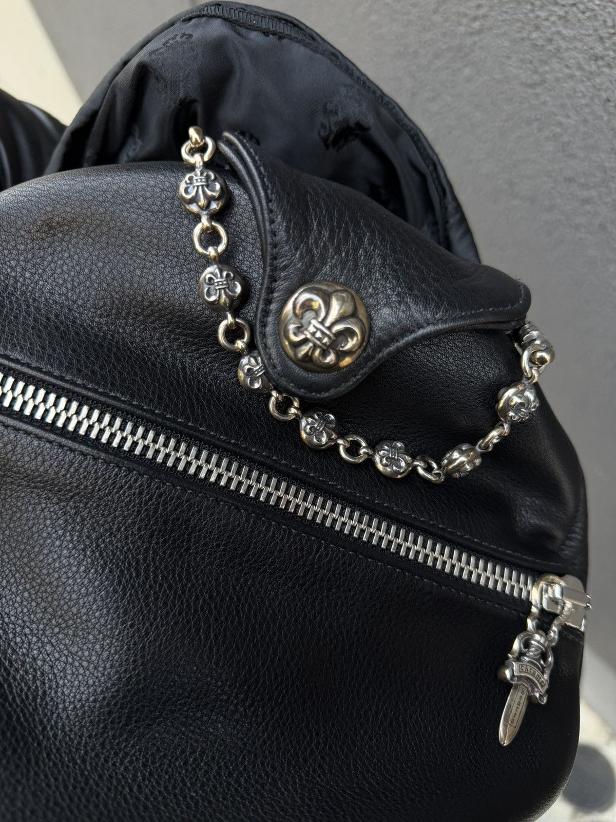 Chrome Hearts Chrome Hearts Fleur Patch Black Duffle Bag Size ONE SIZE - 6 Thumbnail