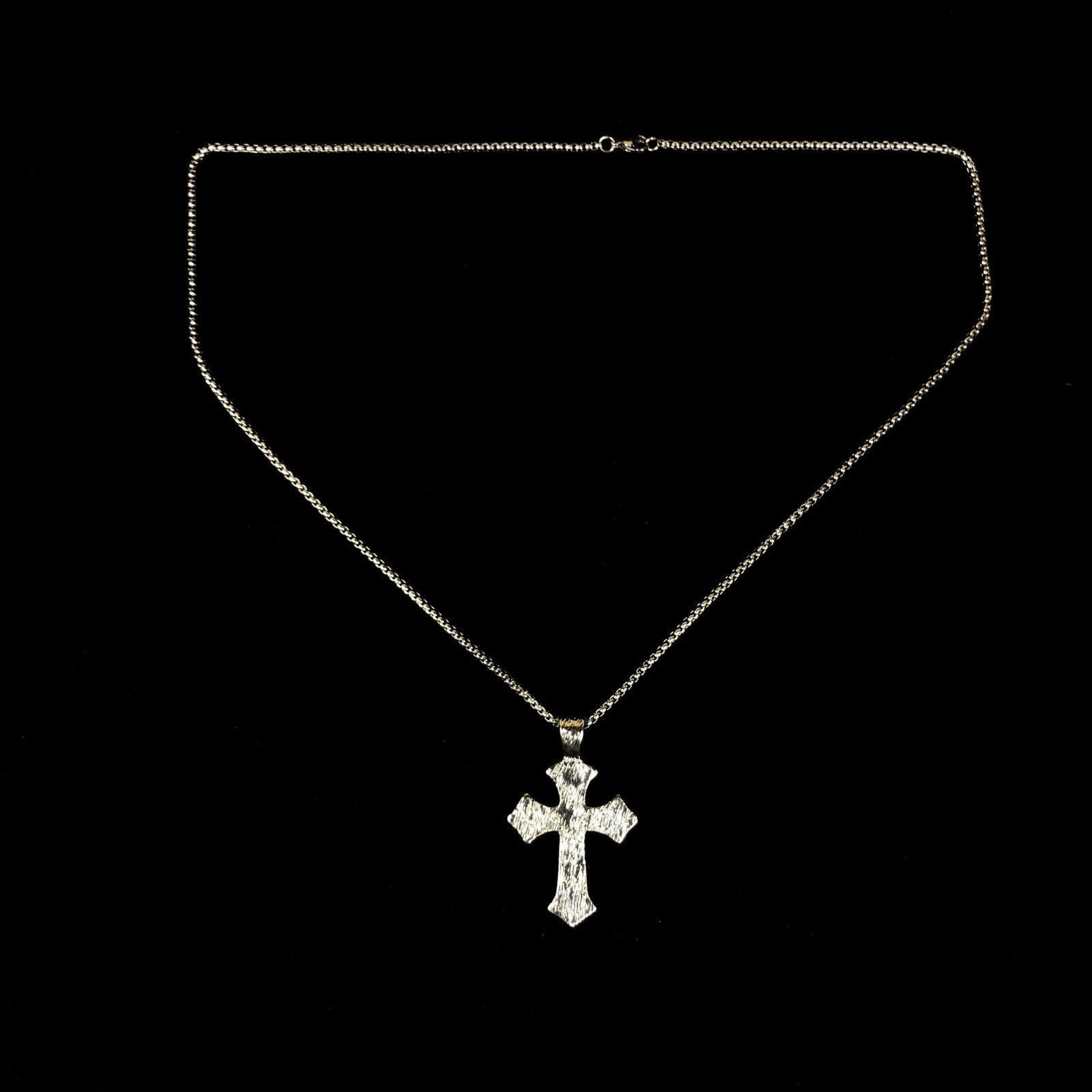 Jewelry Cross Punk Necklace Chain Size ONE SIZE - 4 Thumbnail