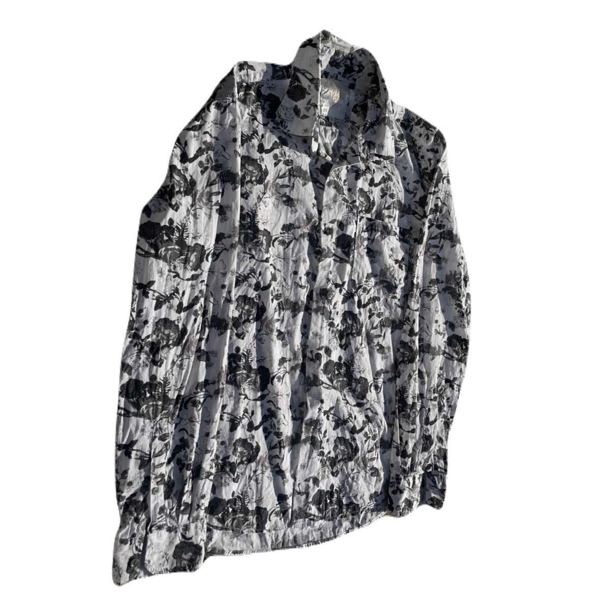 If Six Was Nine 2000s Japanese archive Vkei Floral Slim-fit Shirts Y2K Size US S / EU 44-46 / 1 - 3 Thumbnail