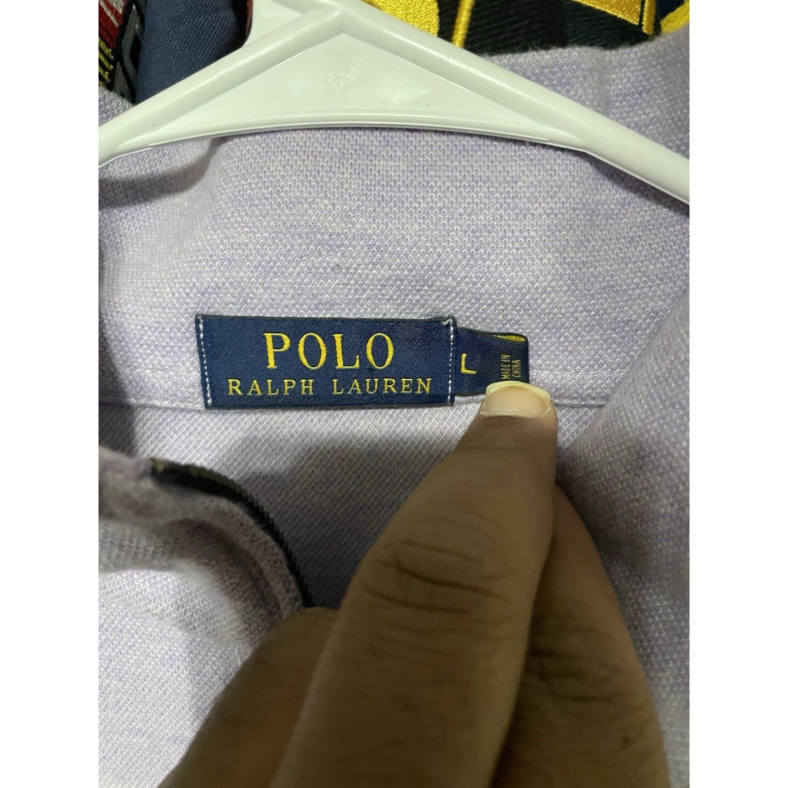 Polo Ralph Lauren Size L-VTG Polo Ralph Lauren Lavender/ Lilac Quarter Zip 1/4 Size US L / EU 52-54 / 3 - 3 Thumbnail