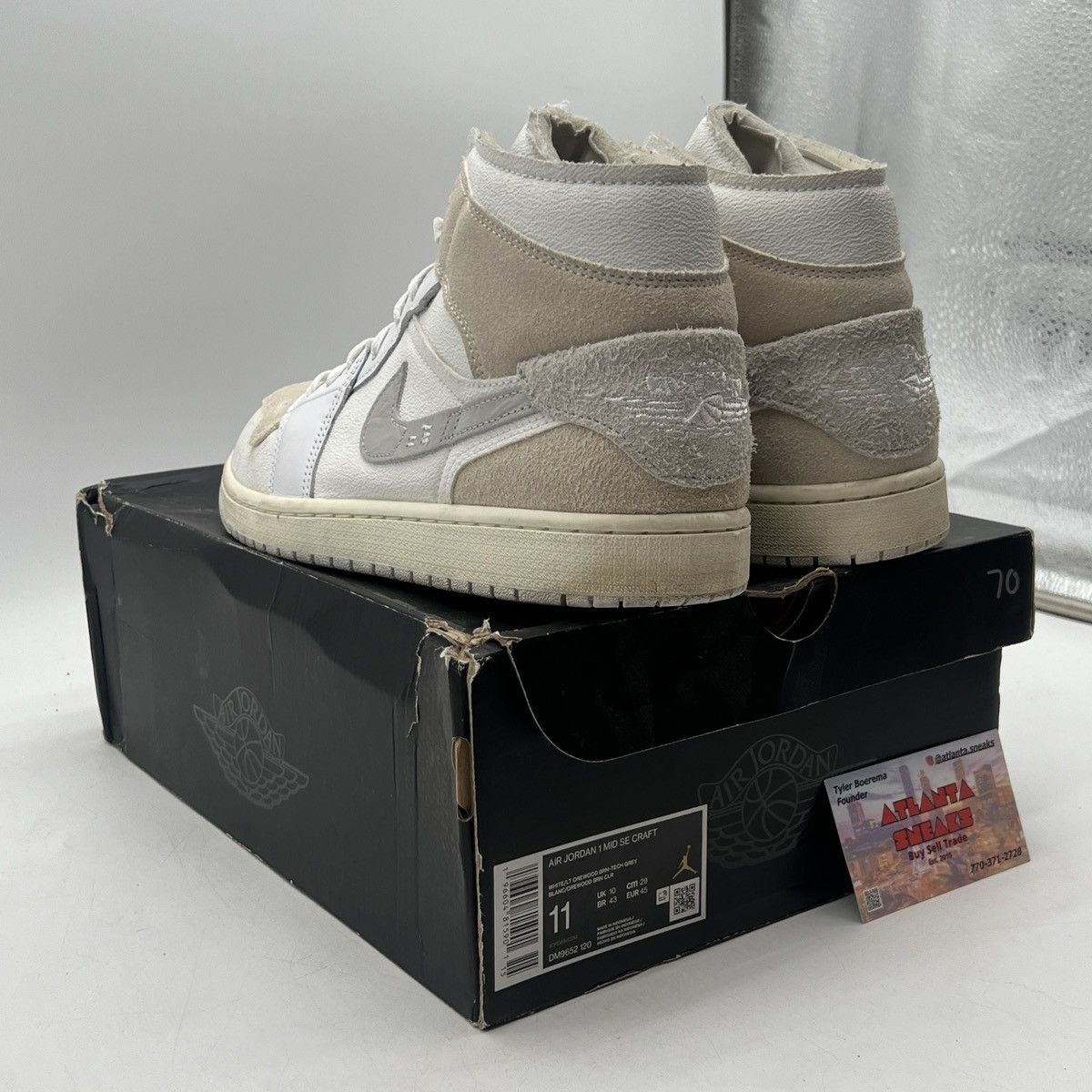Jordan Brand Air Jordan 1 mid inside out Size US 11 / EU 44 - 4 Thumbnail