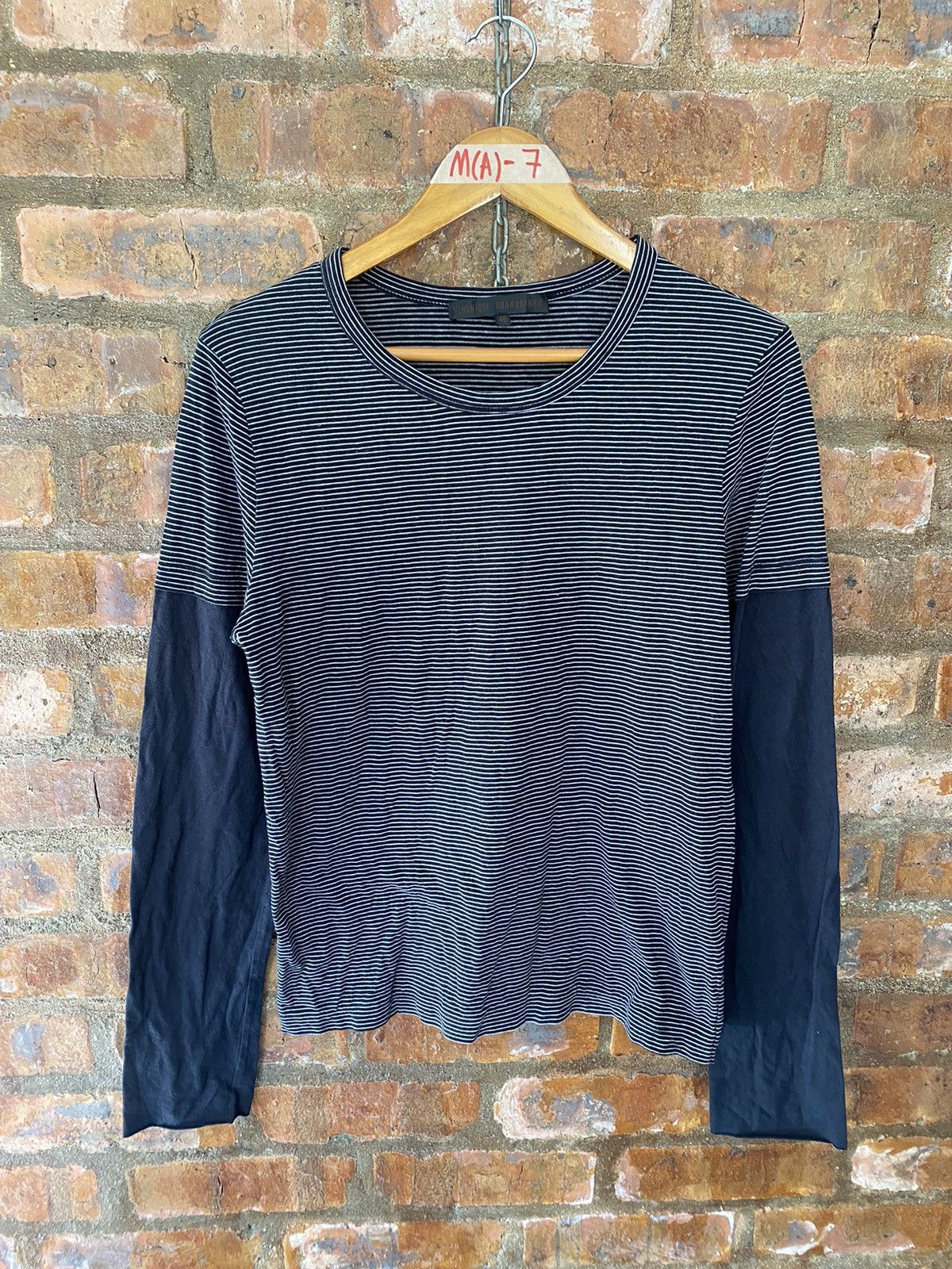 Veronique Branquinho Vtg stripe LS tee Size US M / EU 48-50 / 2 - 2 Thumbnail