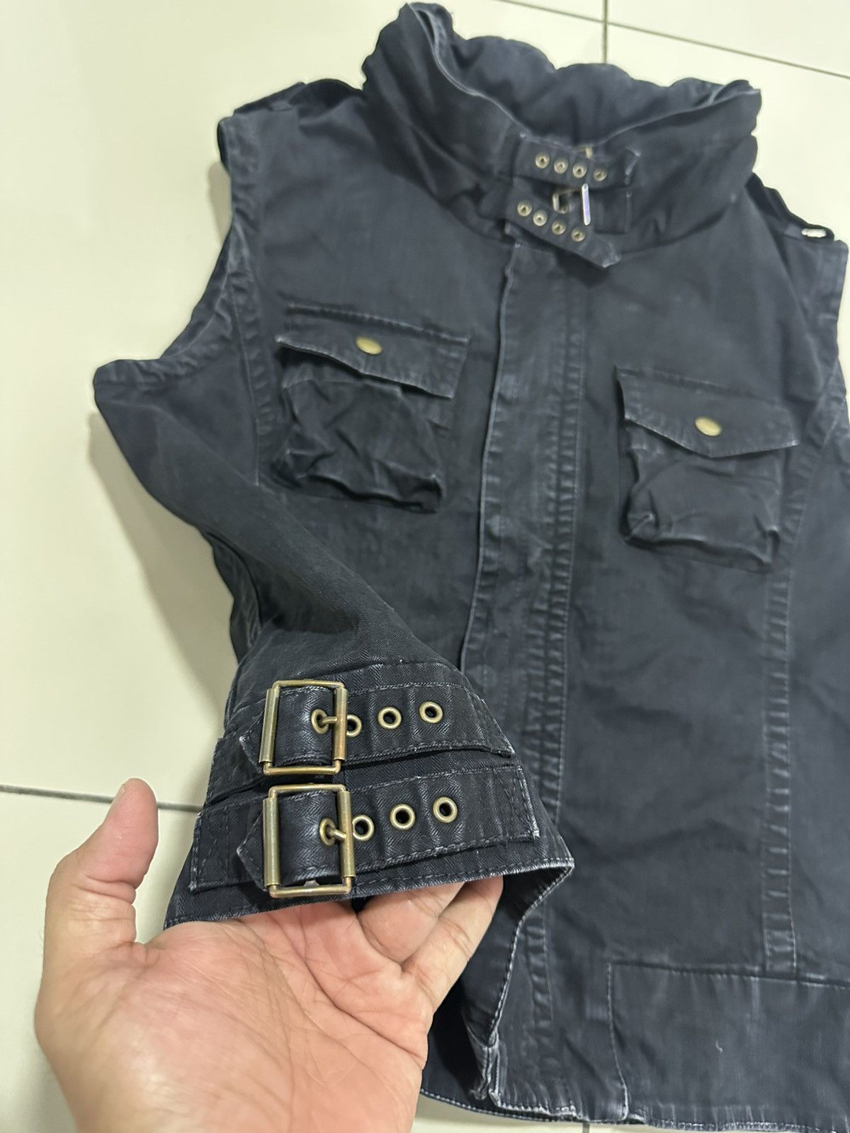 PPFM PPFM Sleeveless Jacket Design Punk stlye Vest bondage Size US M / EU 48-50 / 2 - 5 Thumbnail