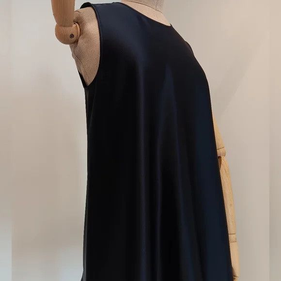 Lafayette 148 LAFAYETTE 148 Silk Crepe De Chine Sleeveless Blouse - Blue Size M / US 6-8 / IT 42-44 - 5 Thumbnail