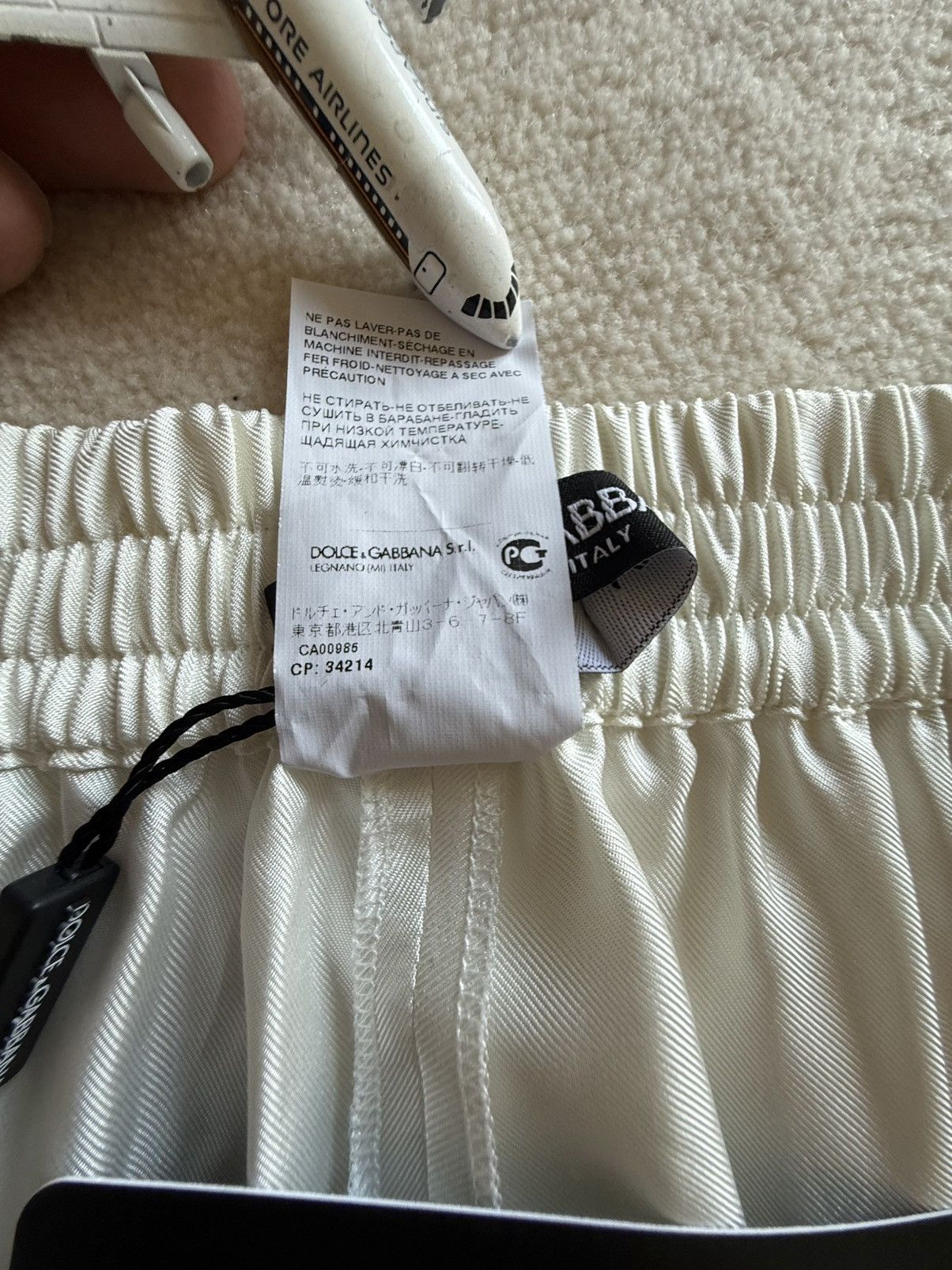 Dolce & Gabbana Dloce & Gabbana silk stripe sailor pants blue white 😍😍😍 Size US 30 / EU 46 - 21 Thumbnail