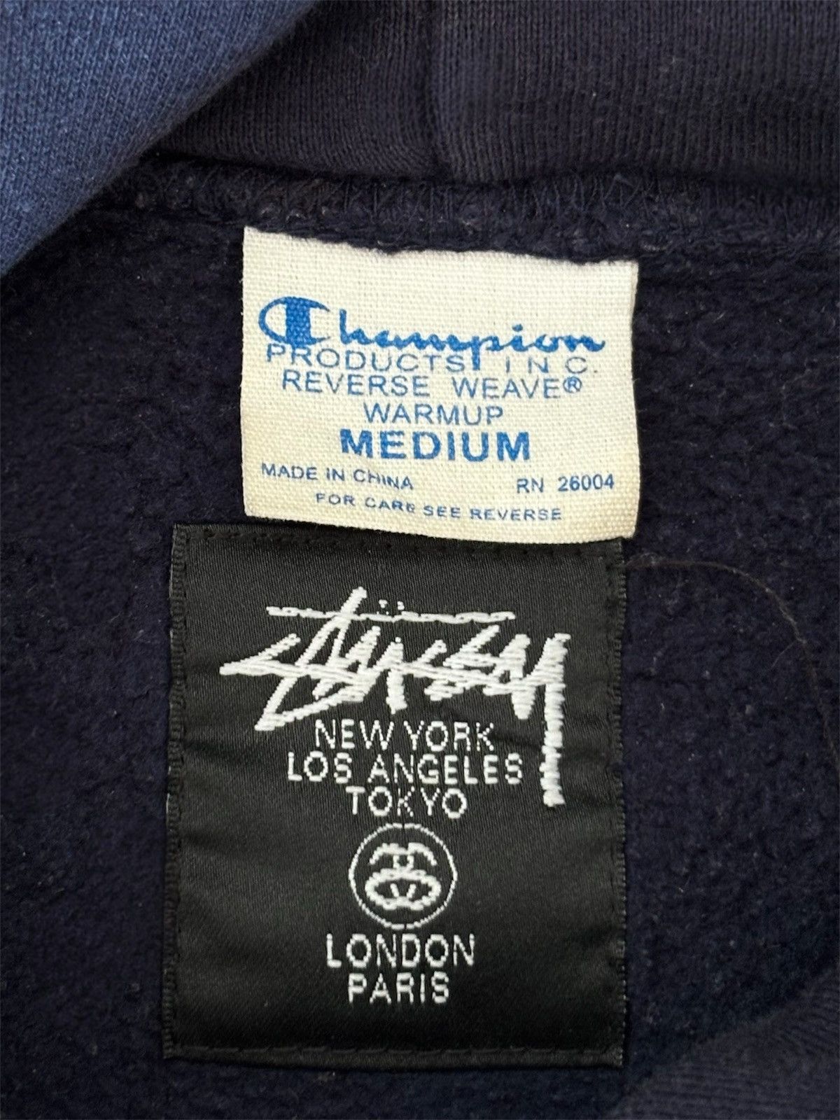 Stussy Stussy x Champion Reverse Weave Hoodie Size US M / EU 48-50 / 2 - 4 Thumbnail