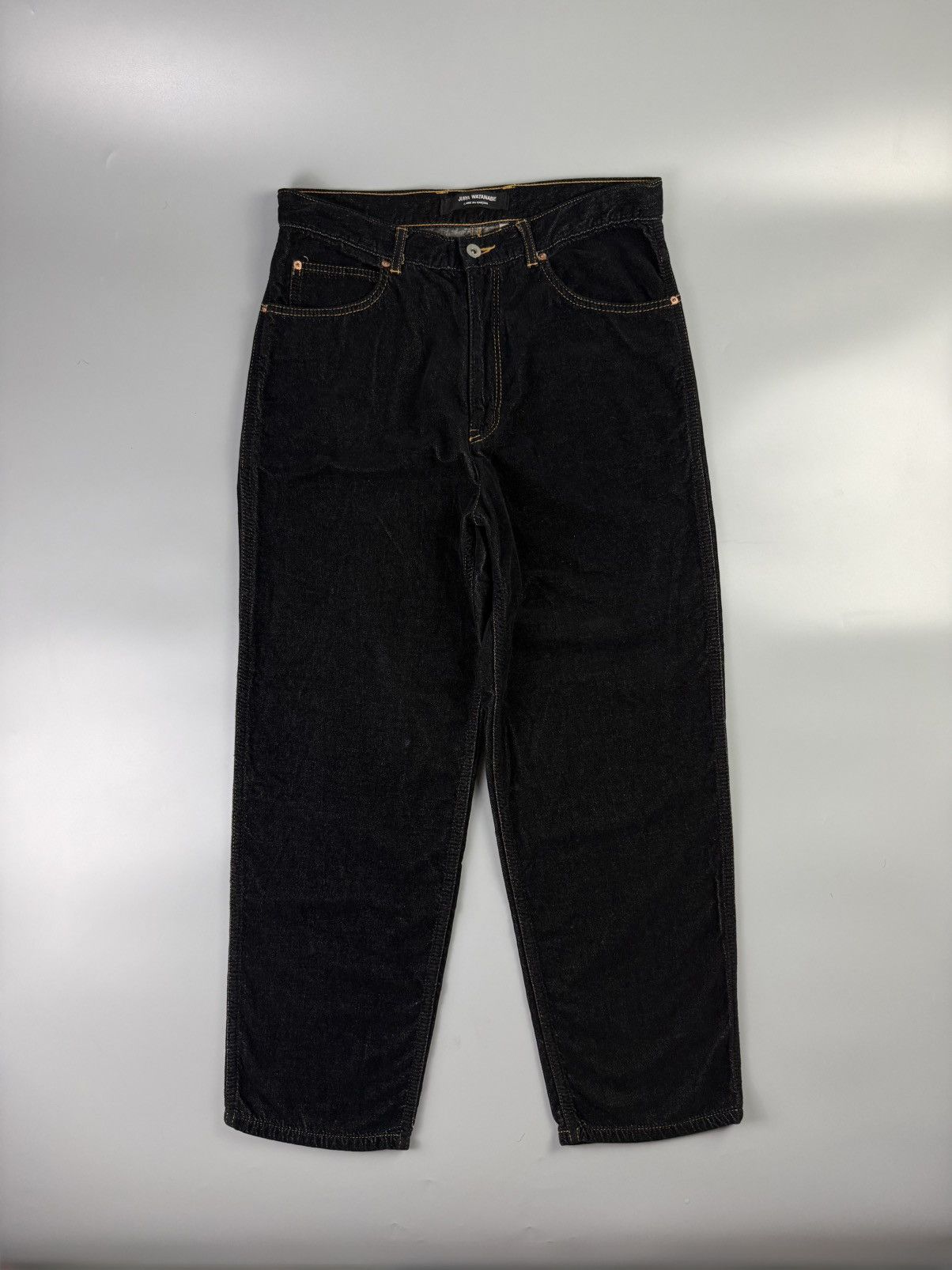 Junya Watanabe Junya Watanabe - AD2005 - Velour Wide-Leg Pants Size US 33 - 1 Thumbnail