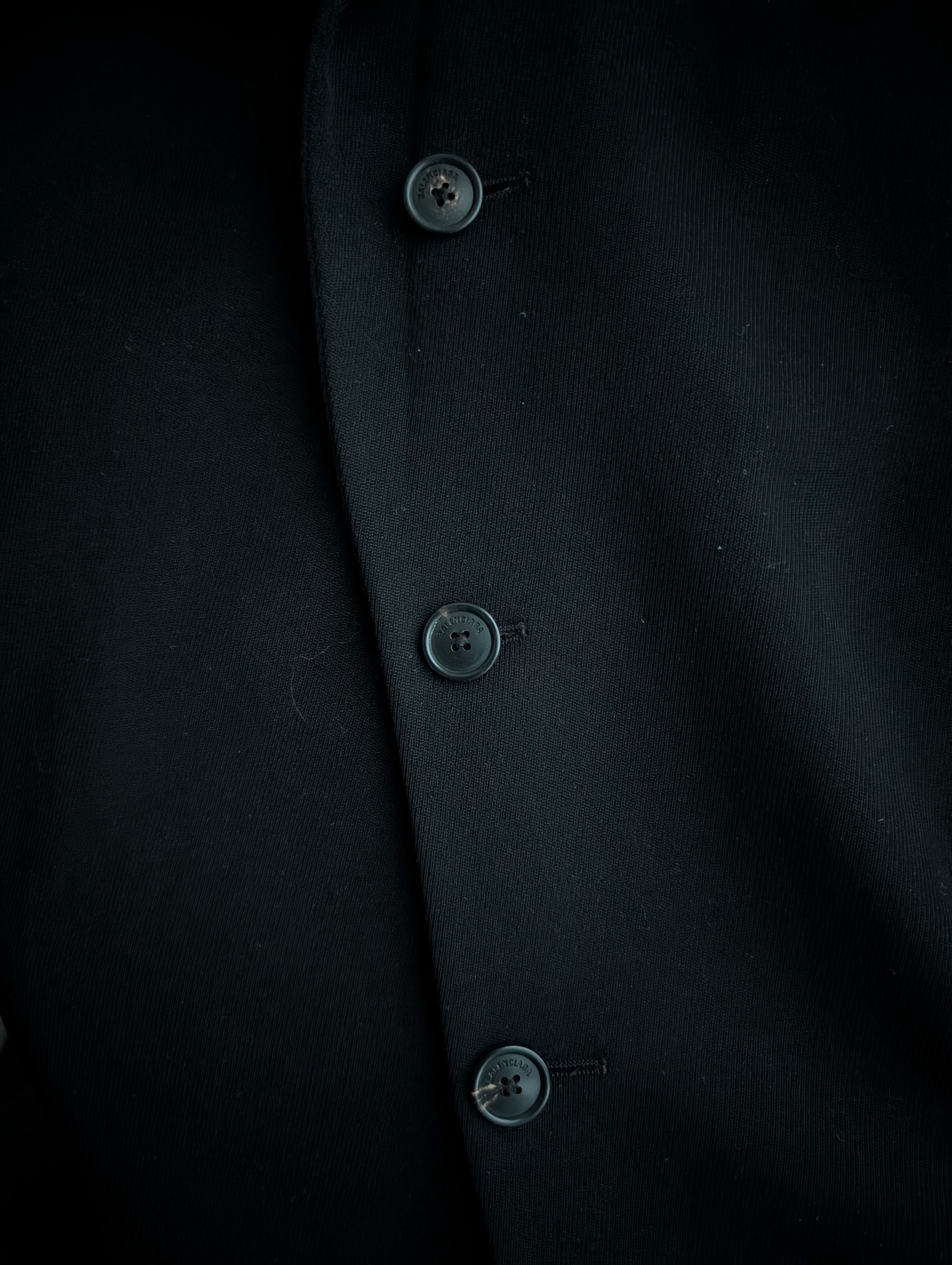 Balenciaga balenciaga black blazer Size 38R - 3 Thumbnail