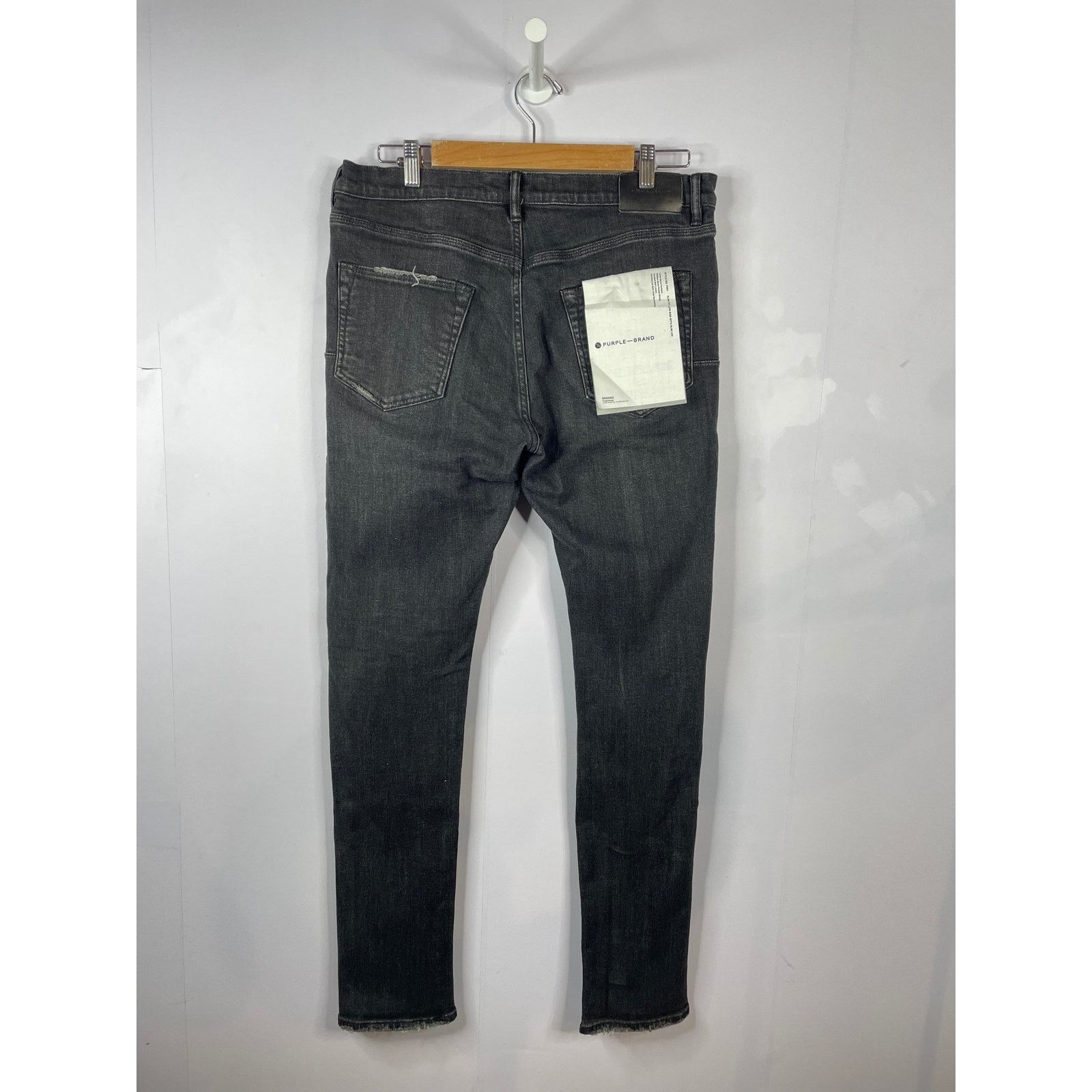 Ksubi Ksubi Washed Ripped Splatter Black Jeans Size US 33 - 2 Thumbnail