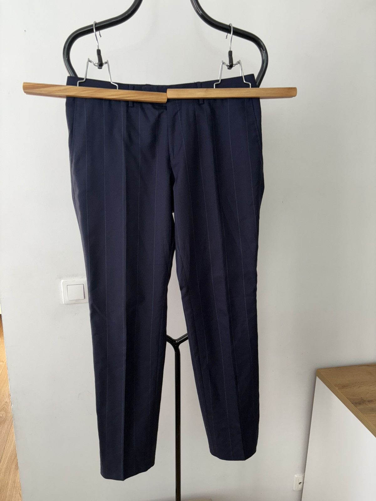 Designer × Hugo Boss Exclusive Men’s Hugo Boss Selection Suit – 100% Virgin Wool Size 46L - 12 Thumbnail