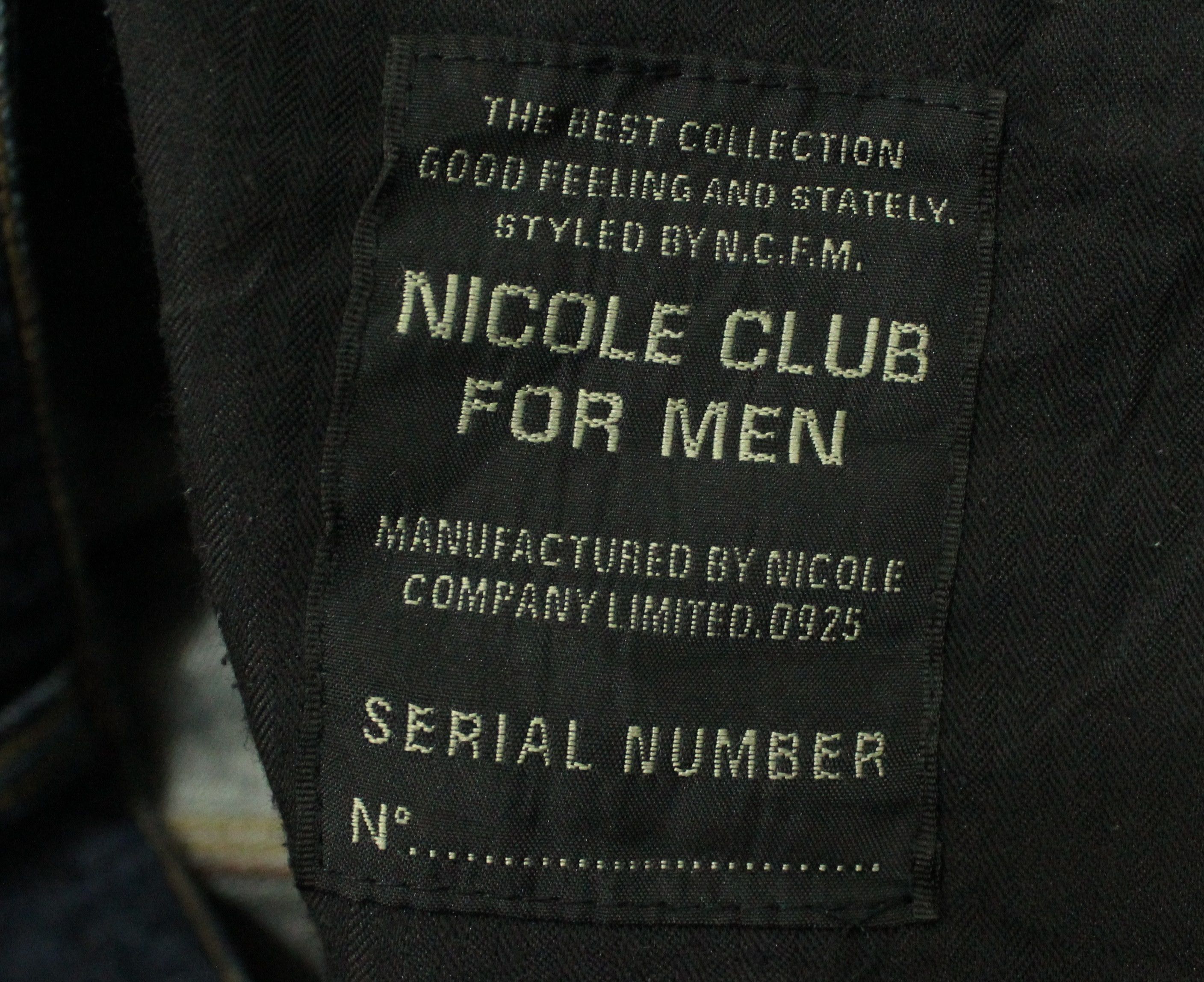 Japanese Brand Leather Pocket Laced Spiral Cut NICOLE CLUB FOR MEN Denim Size US 34 / EU 50 - 20 Thumbnail