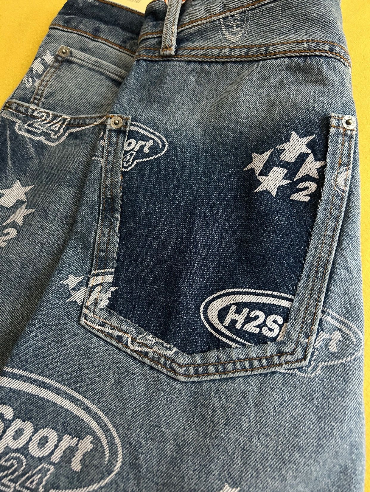 H&M × Heron Preston H2 SPORT LOOSE JEANS Size US 32 / EU 48 - 8 Thumbnail