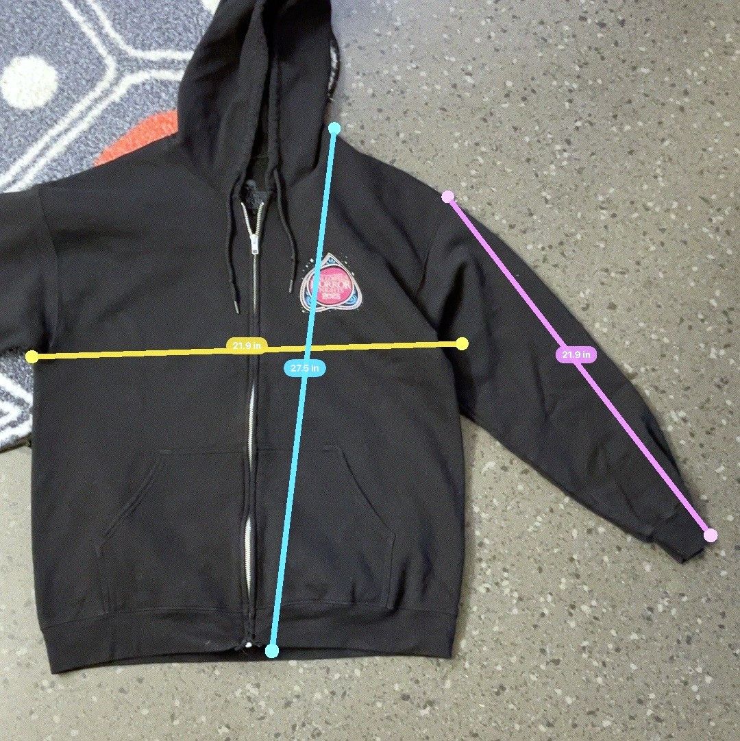 Universal Studios Universal Studios Halloween Horror Nights Hoodie Black L Size US L / EU 52-54 / 3 - 4 Thumbnail