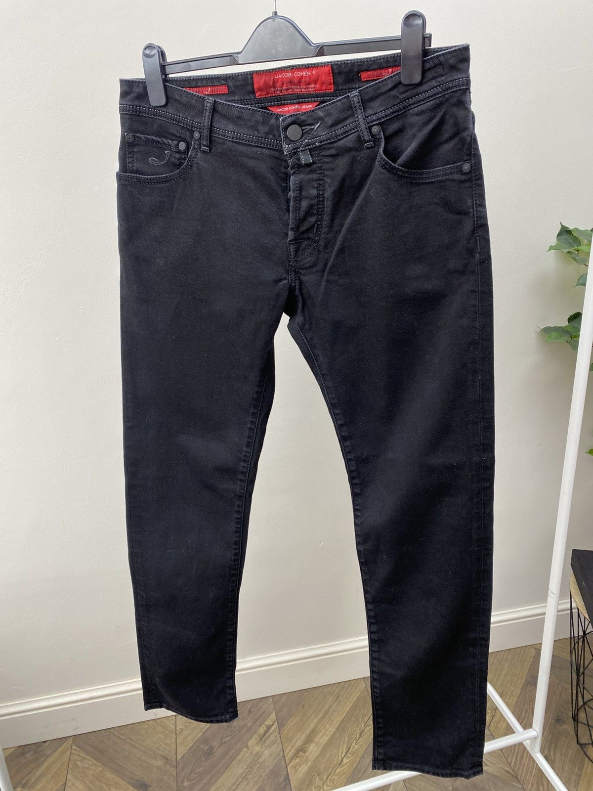 Jacob Cohen Vintage Jacob Cohen Black Pants Size US 35 - 3 Thumbnail