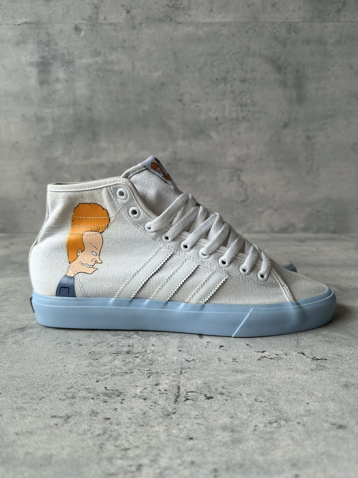 Adidas SAMPLE “BEAVIS AND BUTTHEAD” MATCHCOURT RX HIGH TOP SNEAKERS Size US 9 / EU 42 - 8 Thumbnail