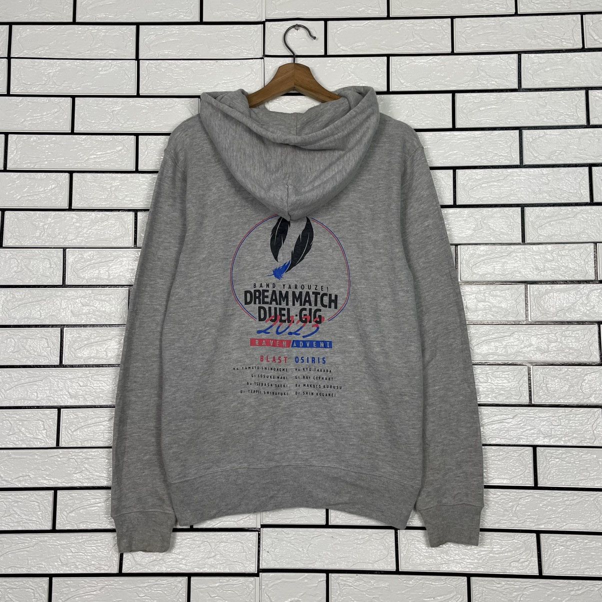 Japanese Brand Band Yarouzei Zipper Hoodie Size US M / EU 48-50 / 2 - 7 Thumbnail