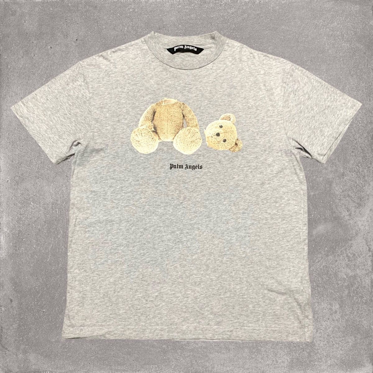 Palm Angels Palm Angels XL Classic Bear Grey Tee Size US XL / EU 56 / 4 - 1 Thumbnail