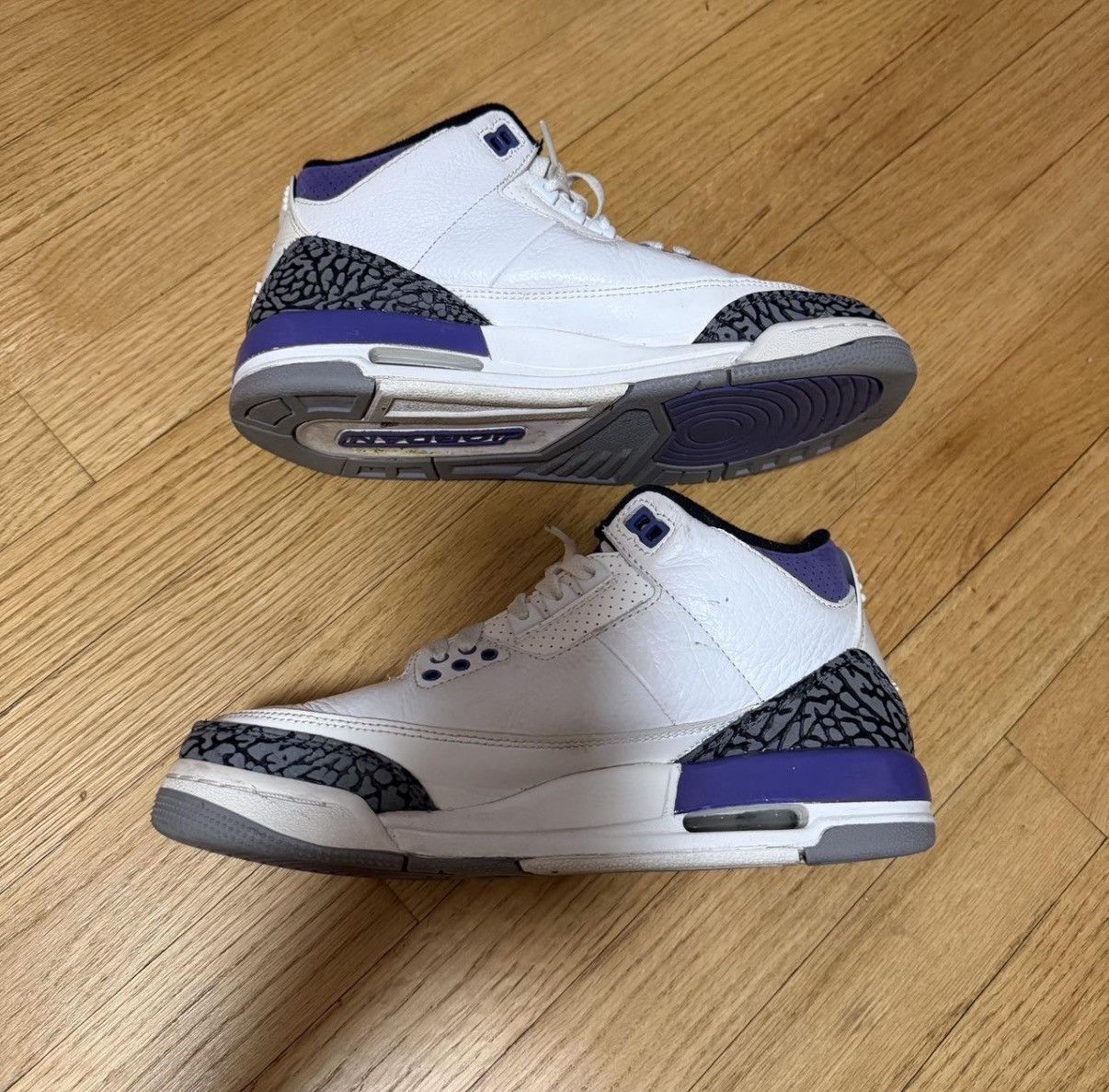 Jordan Brand Jordan 3 Retro Dark Iris Size US 7 / EU 40 - 2 Thumbnail