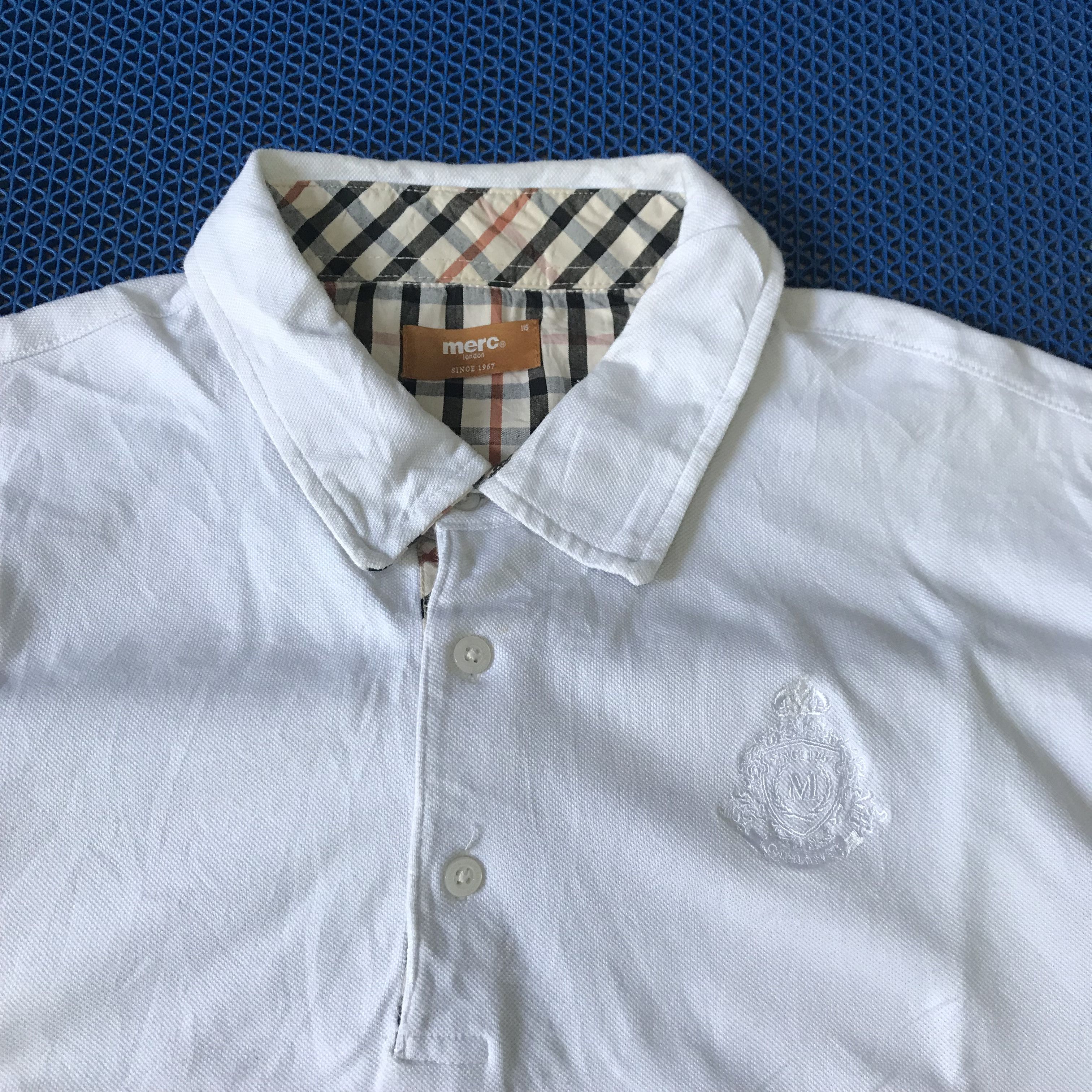 Merc Merc London White Polo Shirt Off White basic Size L Size US L / EU 52-54 / 3 - 6 Thumbnail