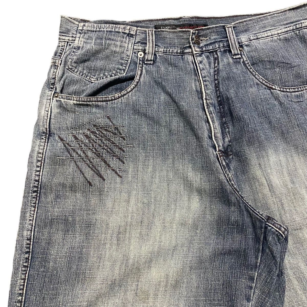 Fubu Vintage FUBU VARSITY Denim Baggy Pants Size US 34 / EU 50 - 5 Thumbnail