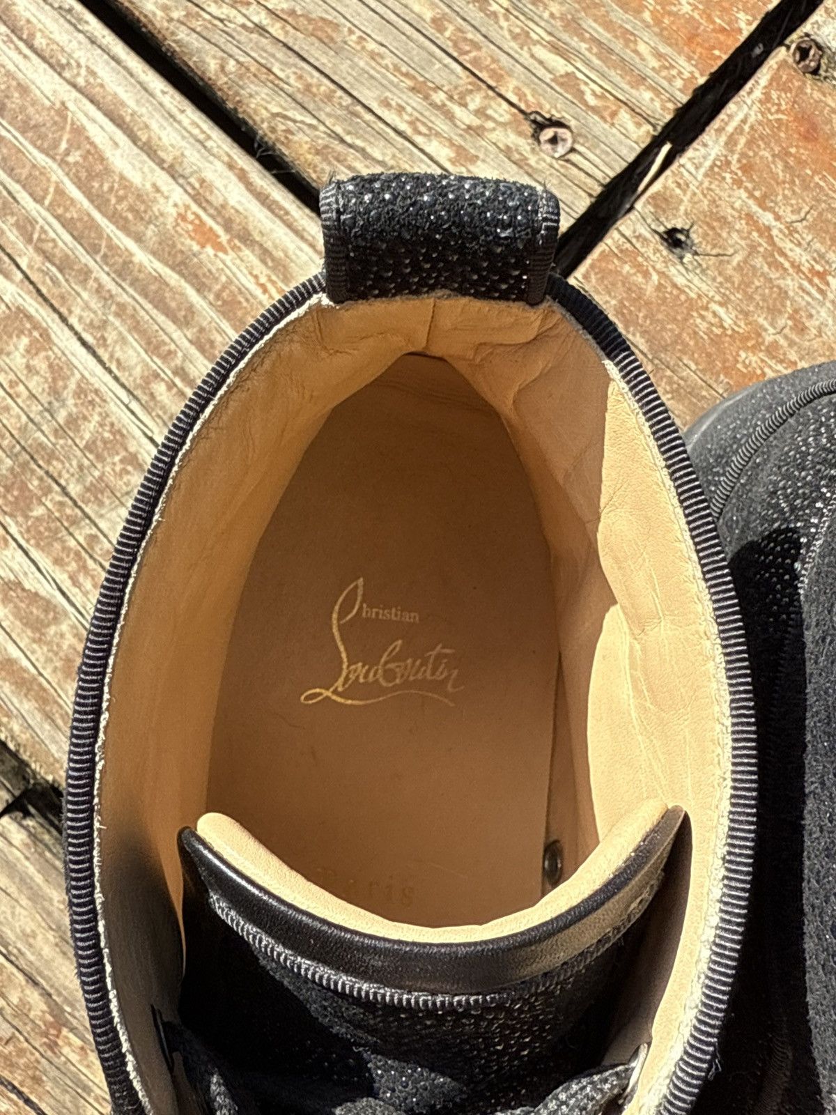 Christian Louboutin Christian Louboutin Lou Spikes Orlato Flat Suede Size US 10 / EU 43 - 9 Thumbnail