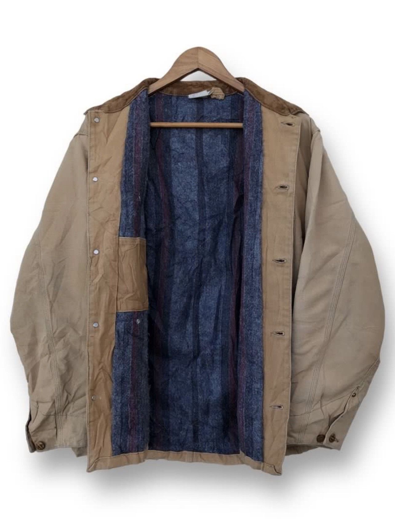 Carhartt 🔥Vintage 90's Carhartt Blanket-lined Michigan/Chore Jacket Size US L / EU 52-54 / 3 - 5 Thumbnail