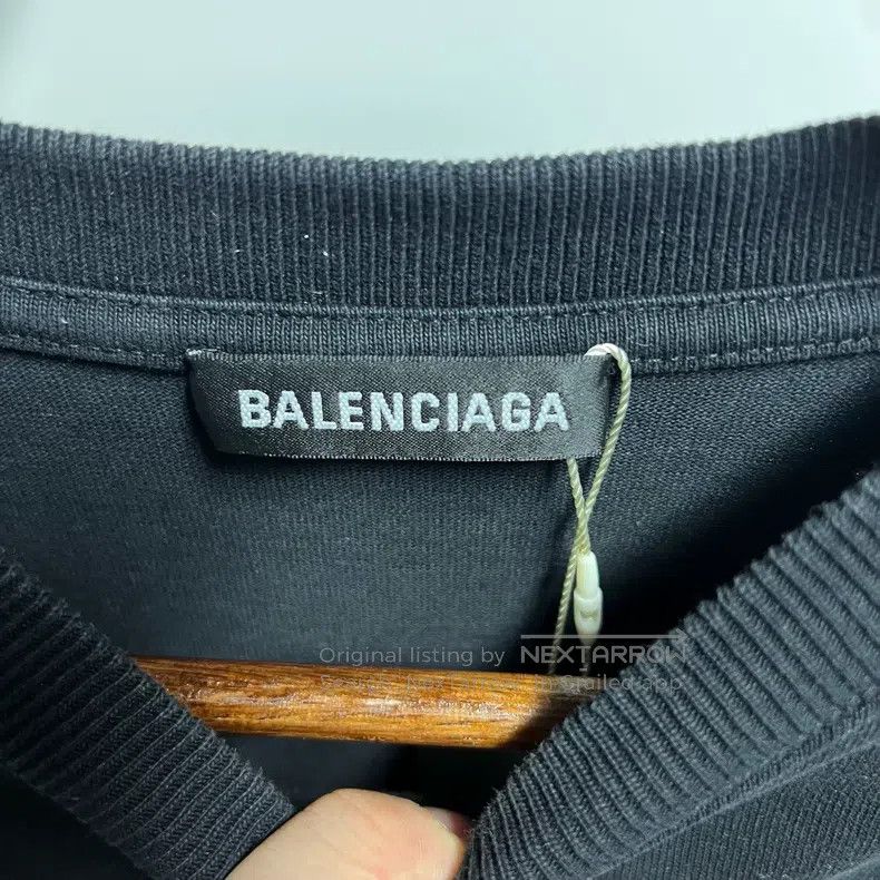 Balenciaga Balenciaga Printed Logo Short Sleeve Size US S / EU 44-46 / 1 - 3 Thumbnail