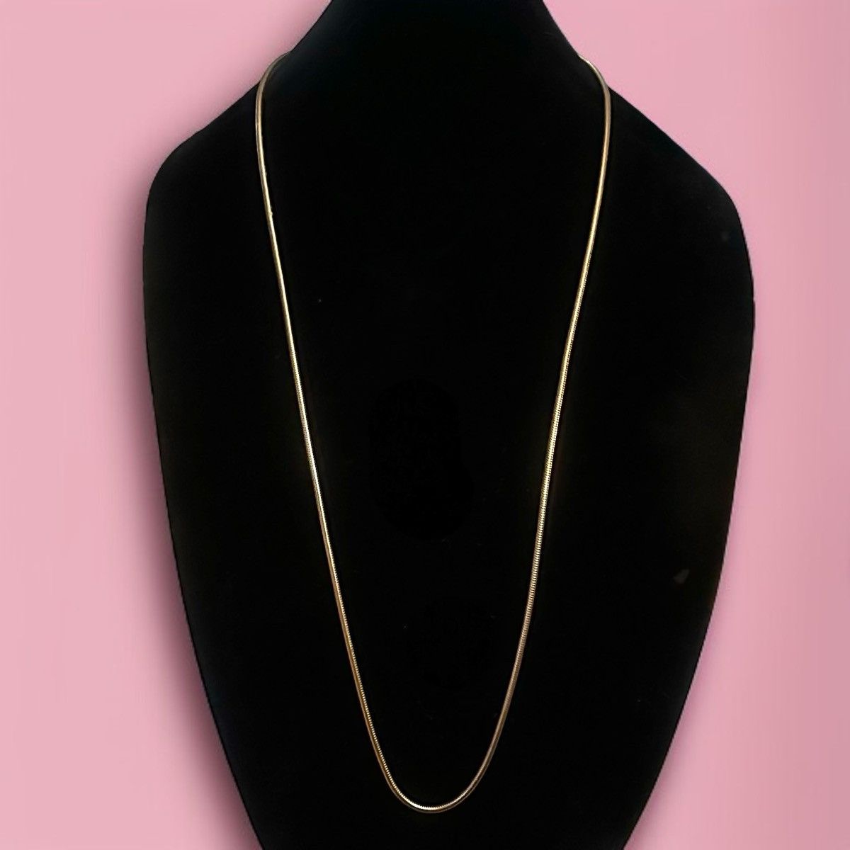 Other × Vintage Vintage Sarah Coventry long gold tone snake chain necklace Size ONE SIZE - 2 Thumbnail