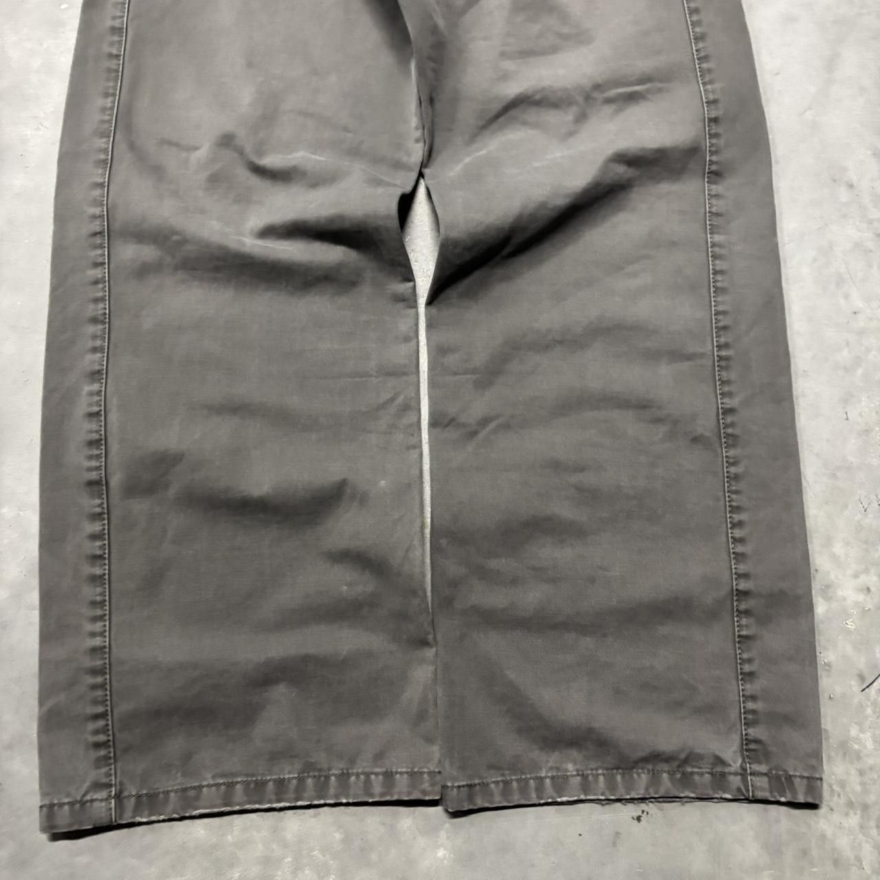 Japanese Brand × Vintage Crazy Vintage Y2K/2000s Grey Streetwear Essential Pants! Size US 40 / EU 56 - 6 Thumbnail