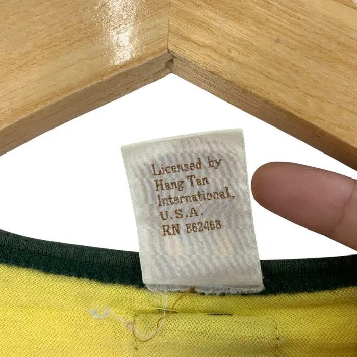Hang Ten Vintage 80’ HANG TEN HAWAII Surf Honolulu Yellow Tee Shirt Size US M / EU 48-50 / 2 - 6 Thumbnail
