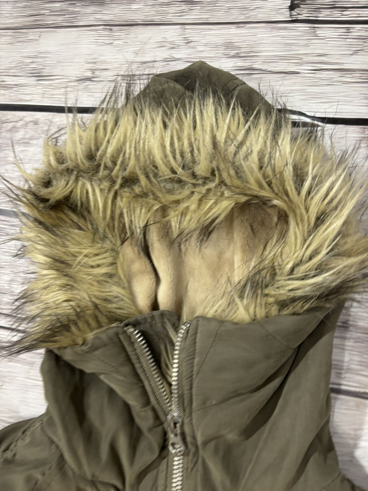 VTG Cropped Avant Garde Rick Owens Style Bomber Jacket Fur