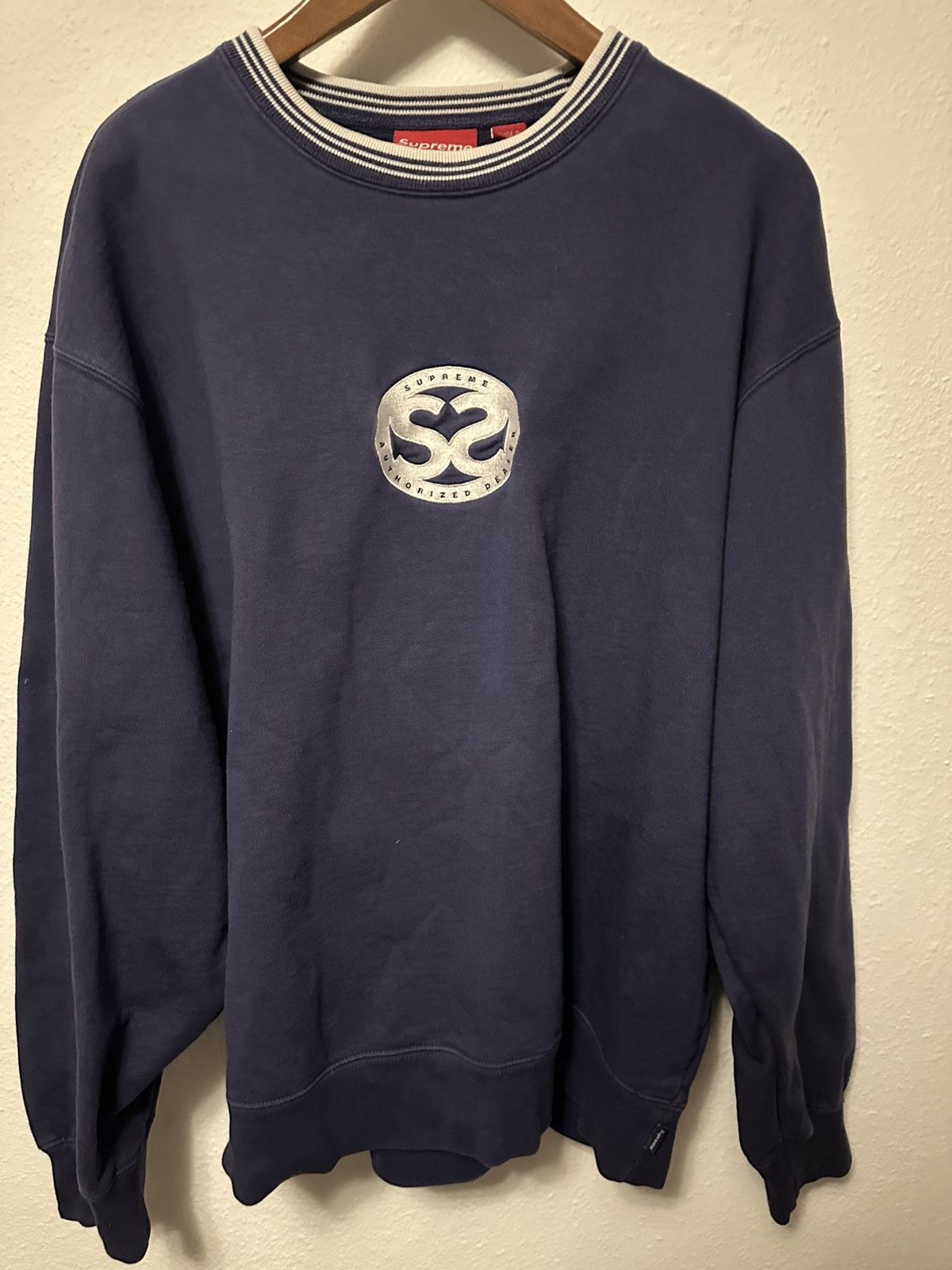 Supreme Supreme Double S Crewneck Size US L / EU 52-54 / 3 - 1 Thumbnail