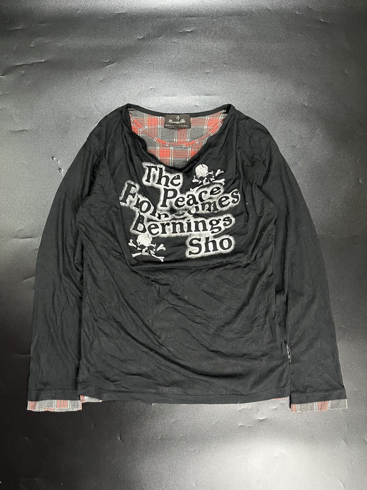 Japanese Brand Japanese Berning Sho Double layer Skulls Size US M / EU 48-50 / 2 - 1 Thumbnail