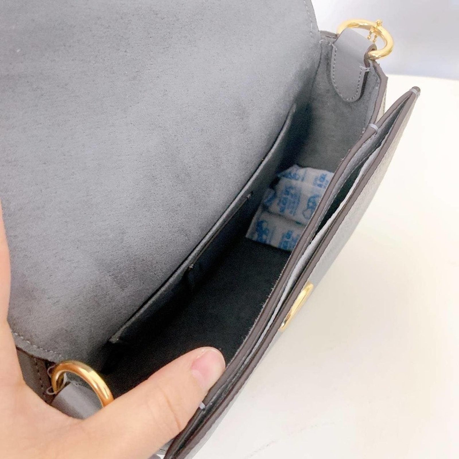Coach Coach CF316 Morgan Saddle Bag IN Granite Size ONE SIZE - 7 Thumbnail