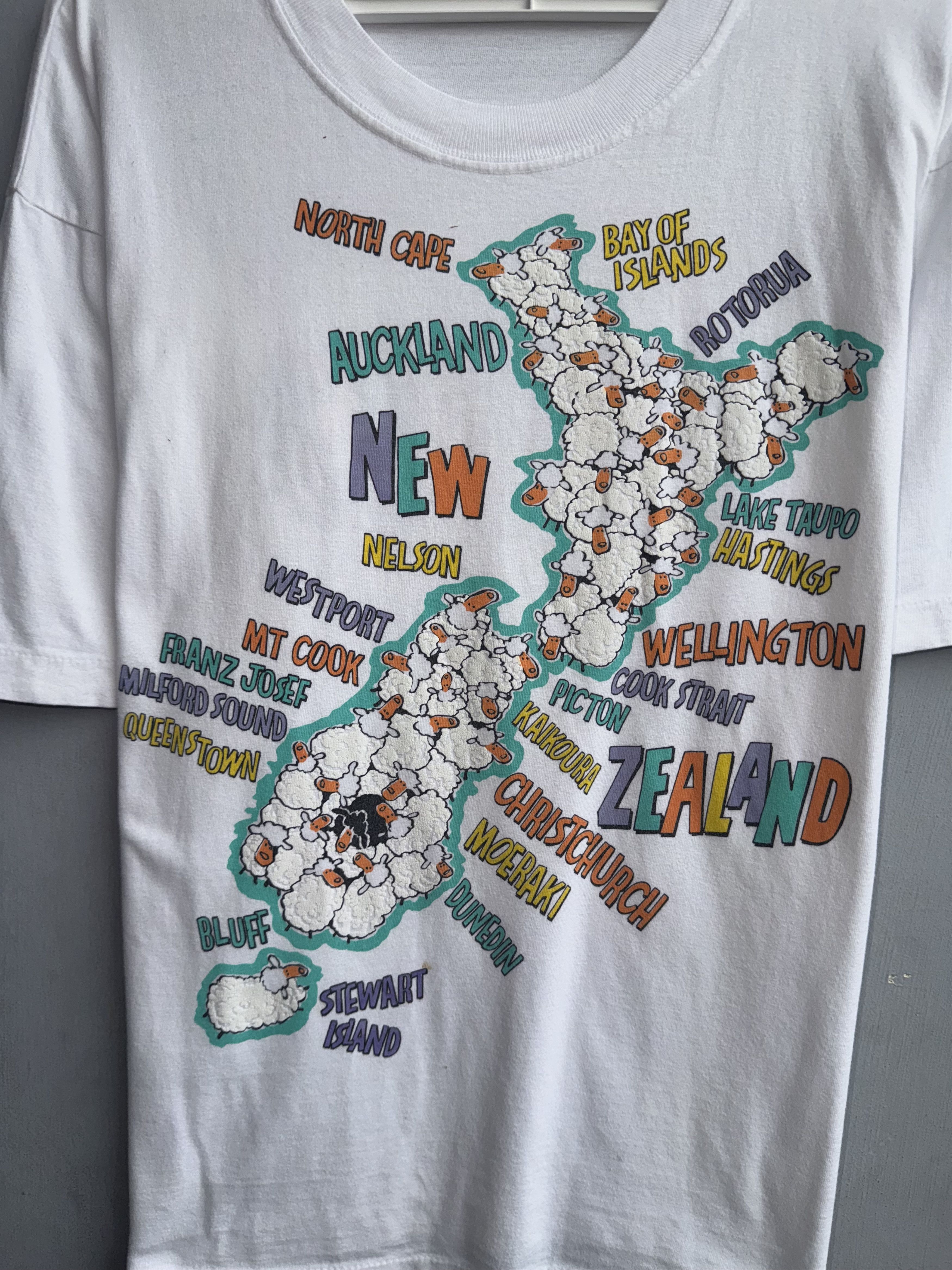 New Zealand Outback × Vintage New Zealand Map Vintage Shirt Size US M / EU 48-50 / 2 - 2 Thumbnail