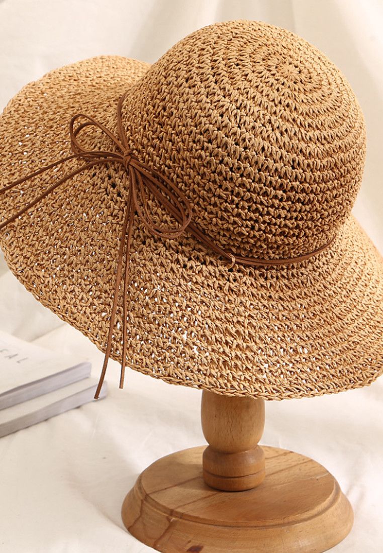 Other Girls Outdoor Beach Straw Hat Size ONE SIZE - 2 Thumbnail